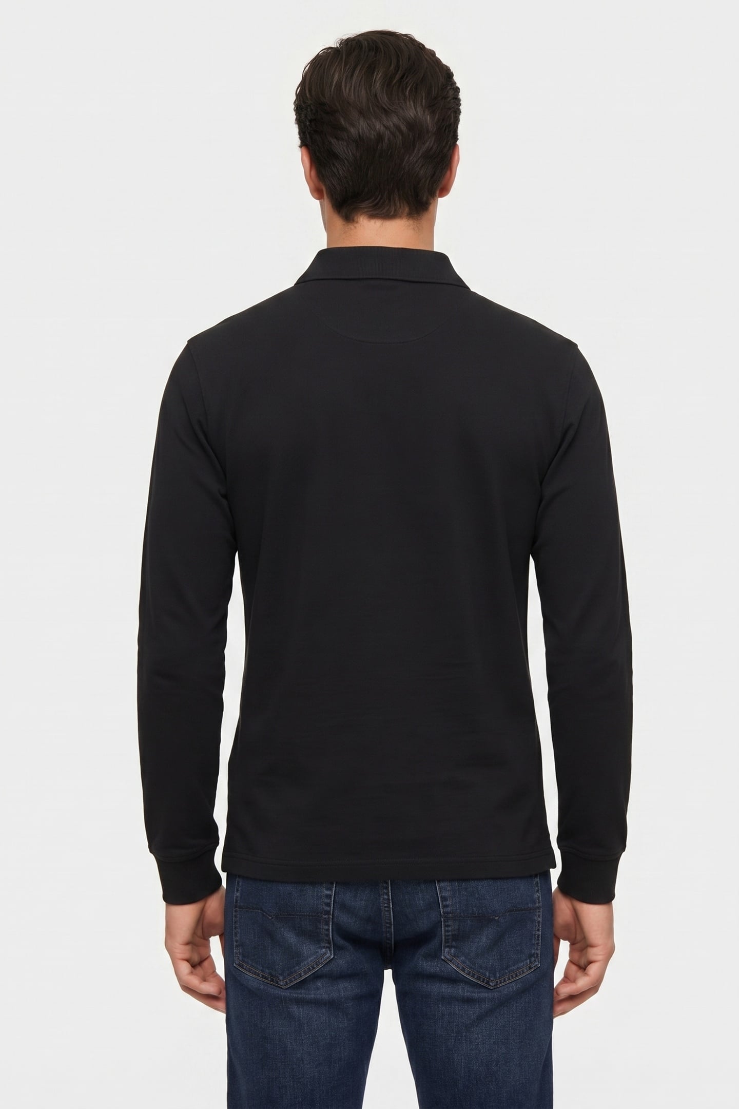 LS CASUAL PIQUE POLO BLACK 2