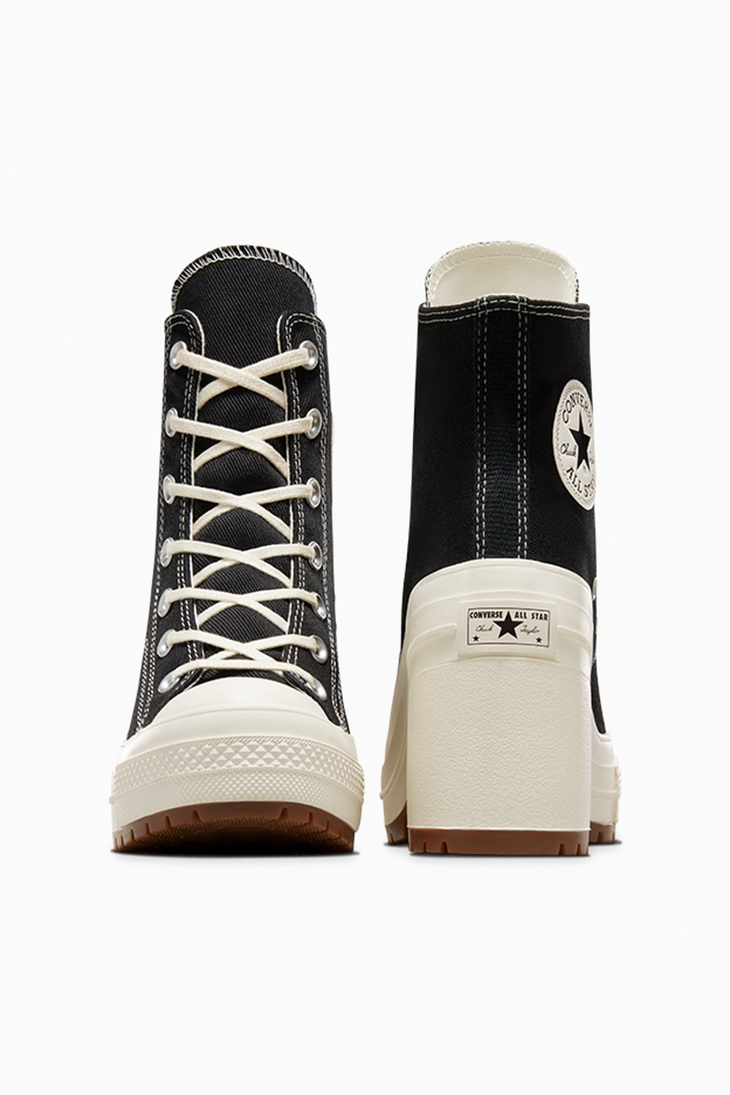 UNISEX CHUCK 70 DE LUXE HEEL HI BLACK/EGRET 4