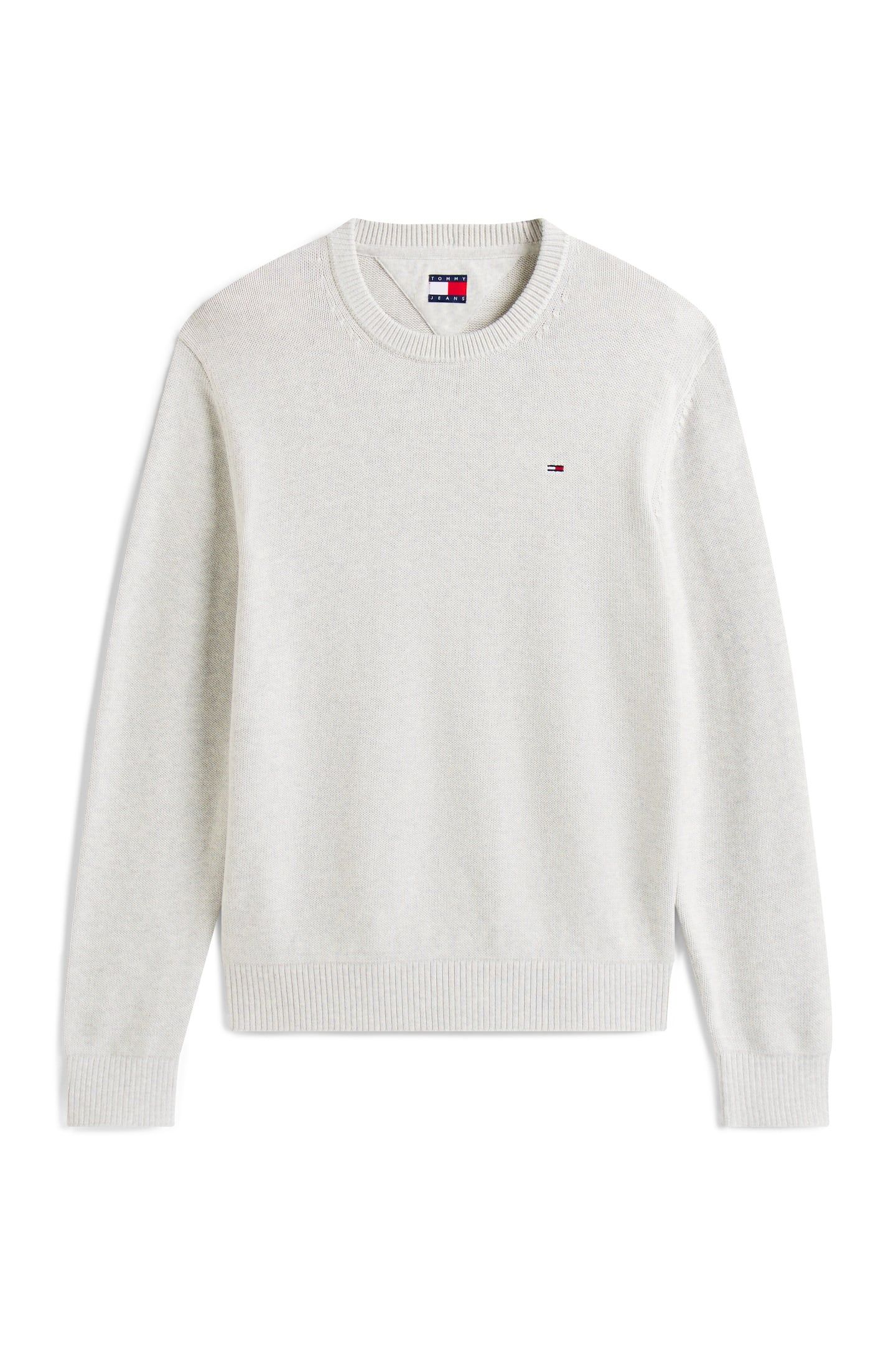 SLIM ESSENTIAL SWEATER LT GREY HTR 2