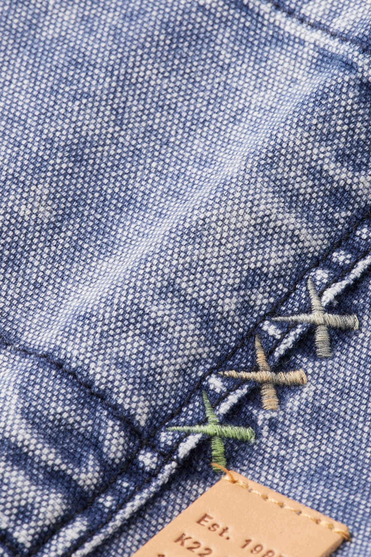 BOY DENIM WASHED CANVAS WORKWEAR JACKET NAVY 3