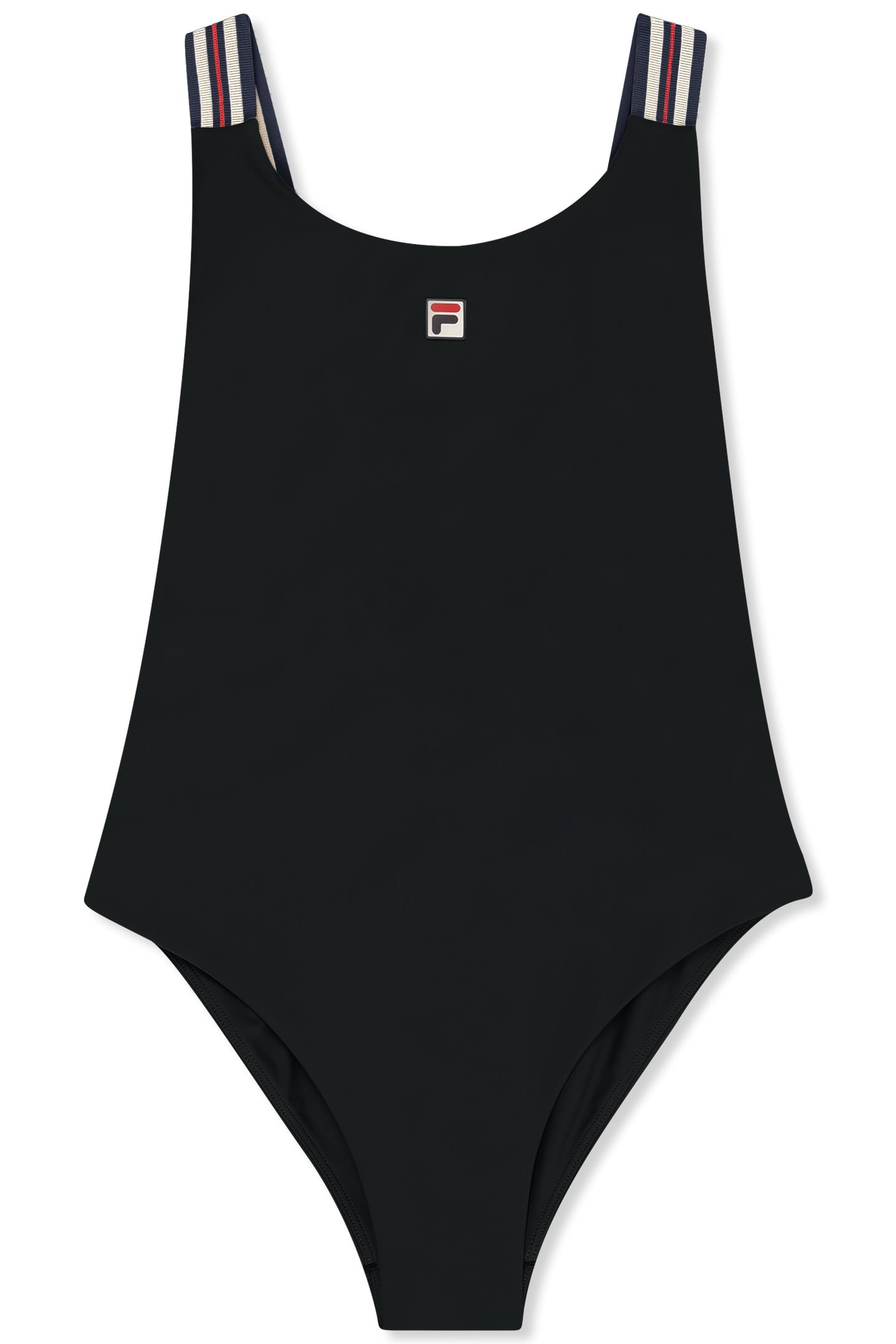 ANTONA HERITAGE TAPE SCOOP BACK SWIMSUIT BLACK 3