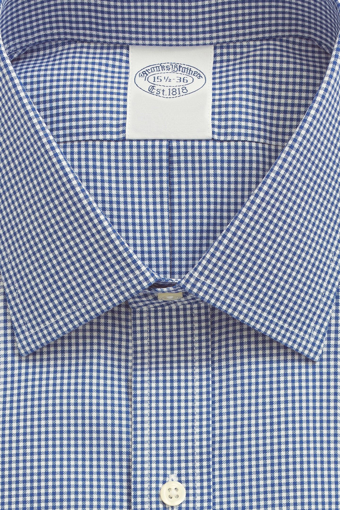 REGULAR FIT NON-IRON GINGHAM SHIRT WITH AINSLEY COLLAR BRIGH 6