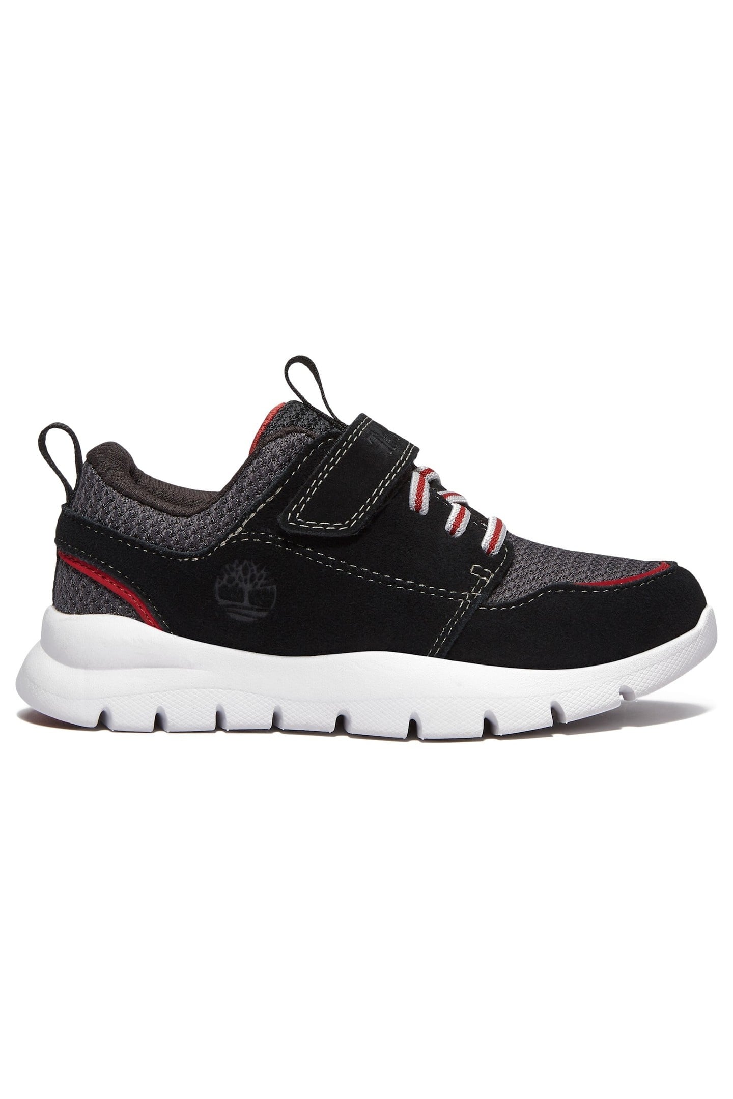 BOROUGHS PROJECT LOW HOOK & LOOP SNEAKER BLACK SUEDE 1