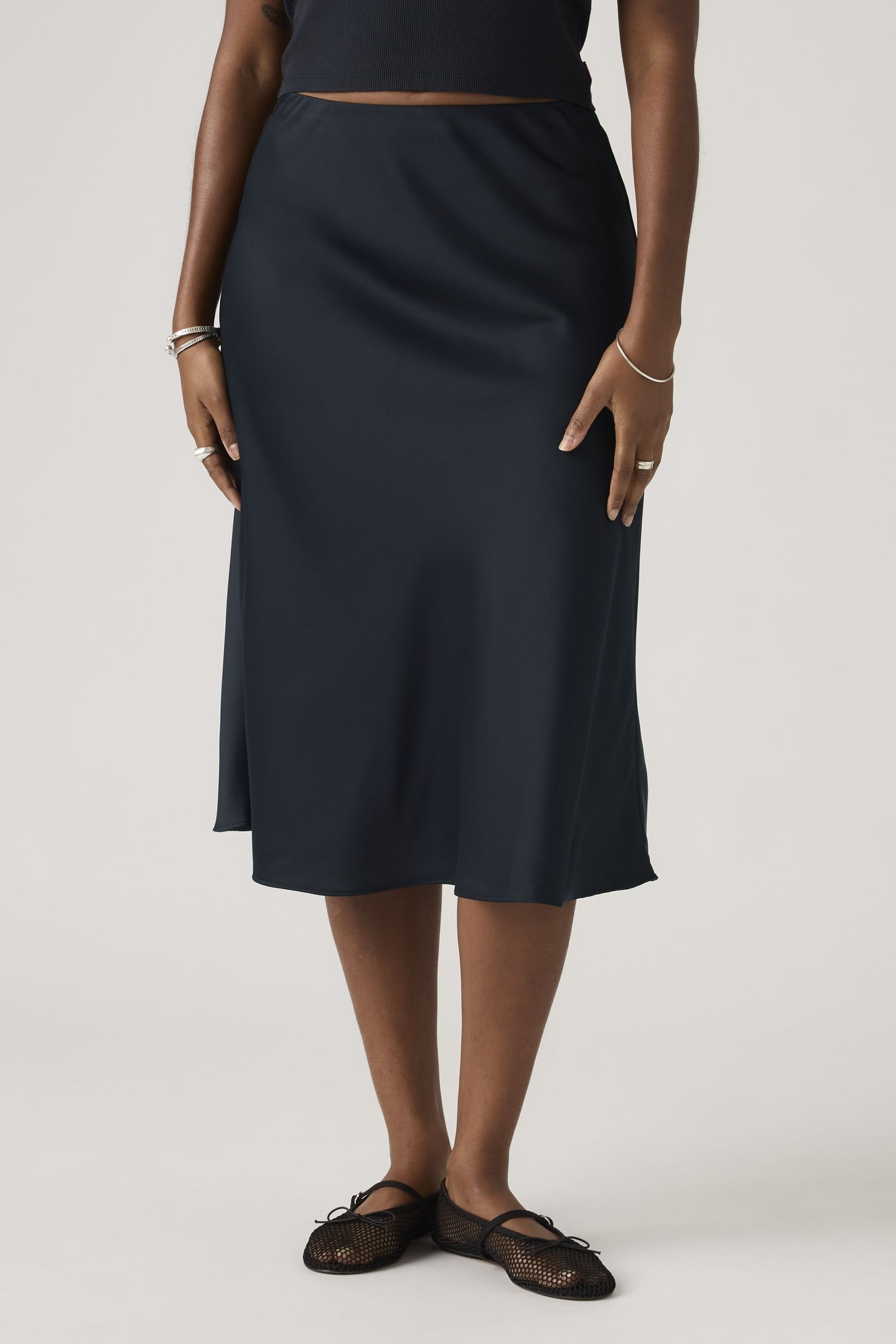 ARIEL MIDI SLIP SKIRT 5