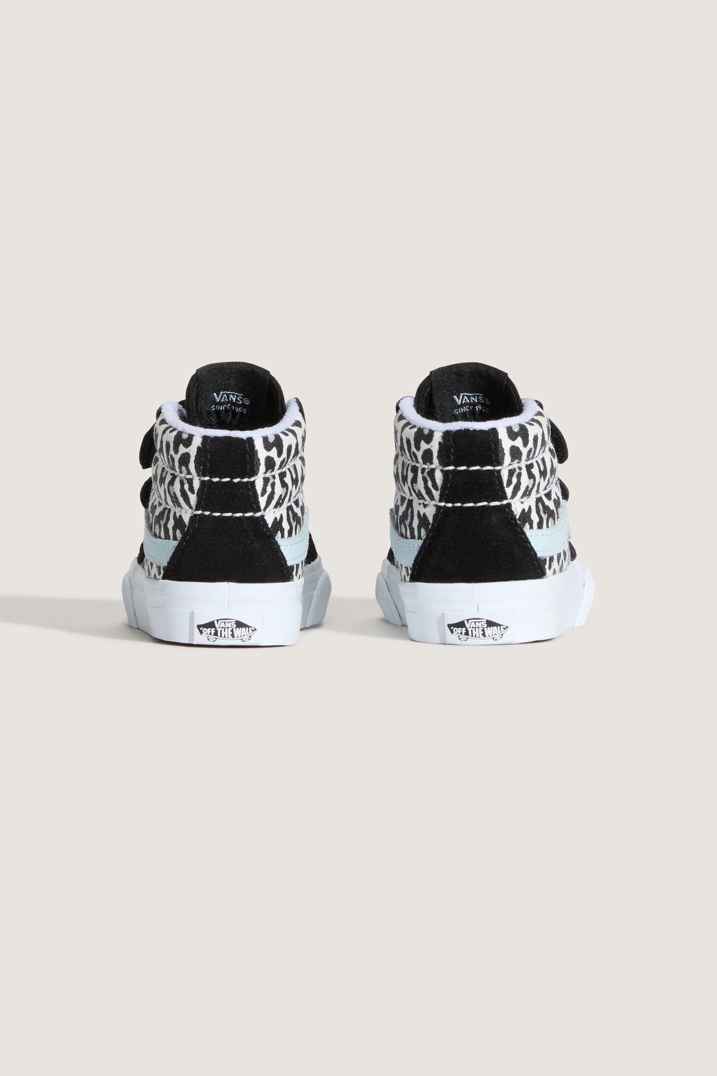 TODDLER SK8-MID REISSUE V LEOPARD GLITTER PASTEL BLUE 4