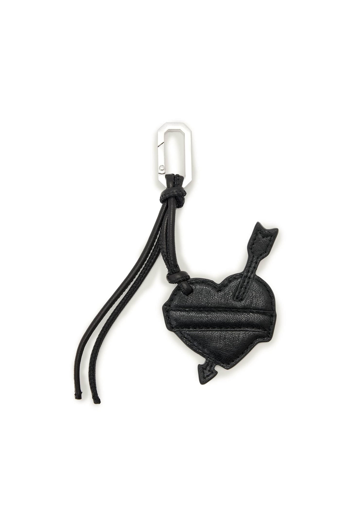 HEART BNNR KEYRING BLACK 2