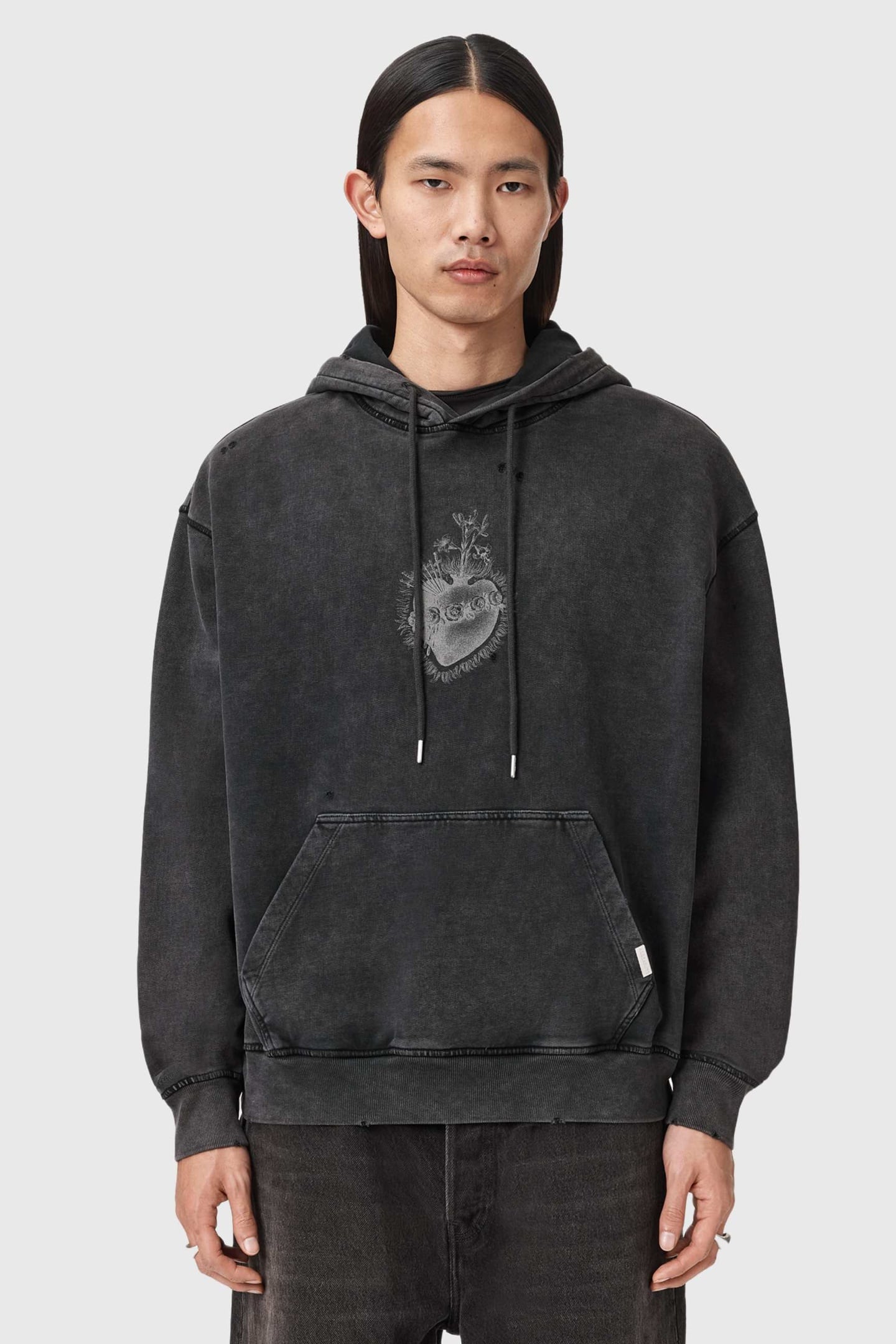 SABBATH OTH HOODY WASHED BLACK 2