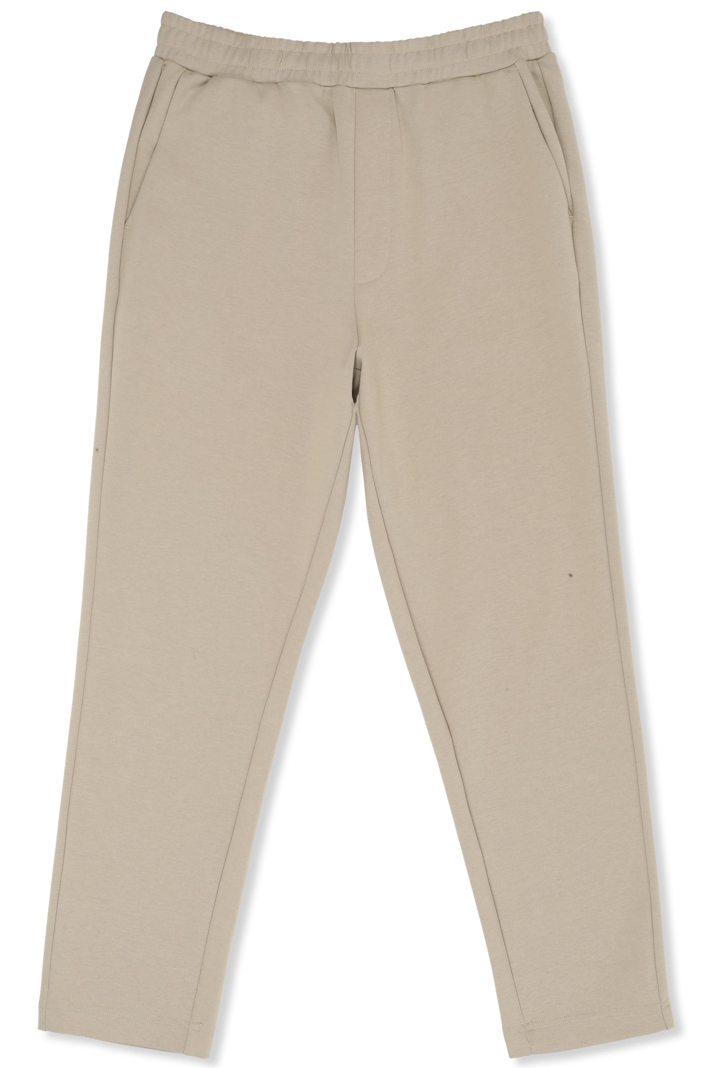 JOVENCAN SLIM CROPPED SMART SWEATPANTS WHITE PEPPER 4