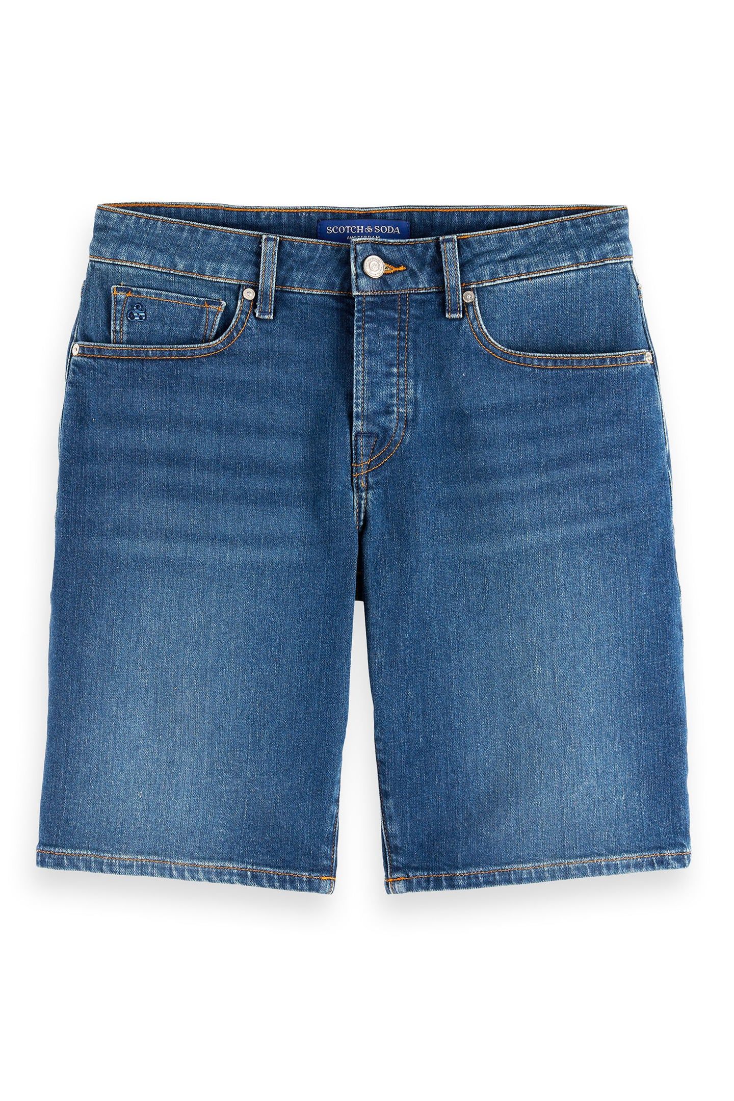 RALSTON SLIM FIT DENIM SHORT — CLASSIC BLUE CLASSIC BLUE 4