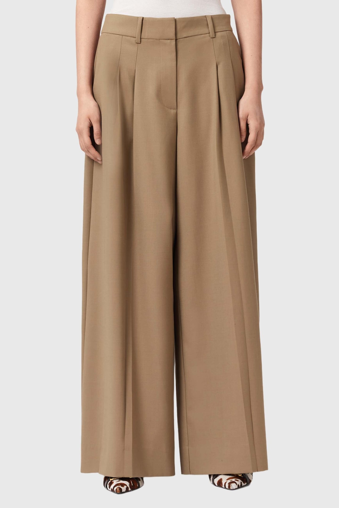POPPY TROUSER SAND BROWN 1