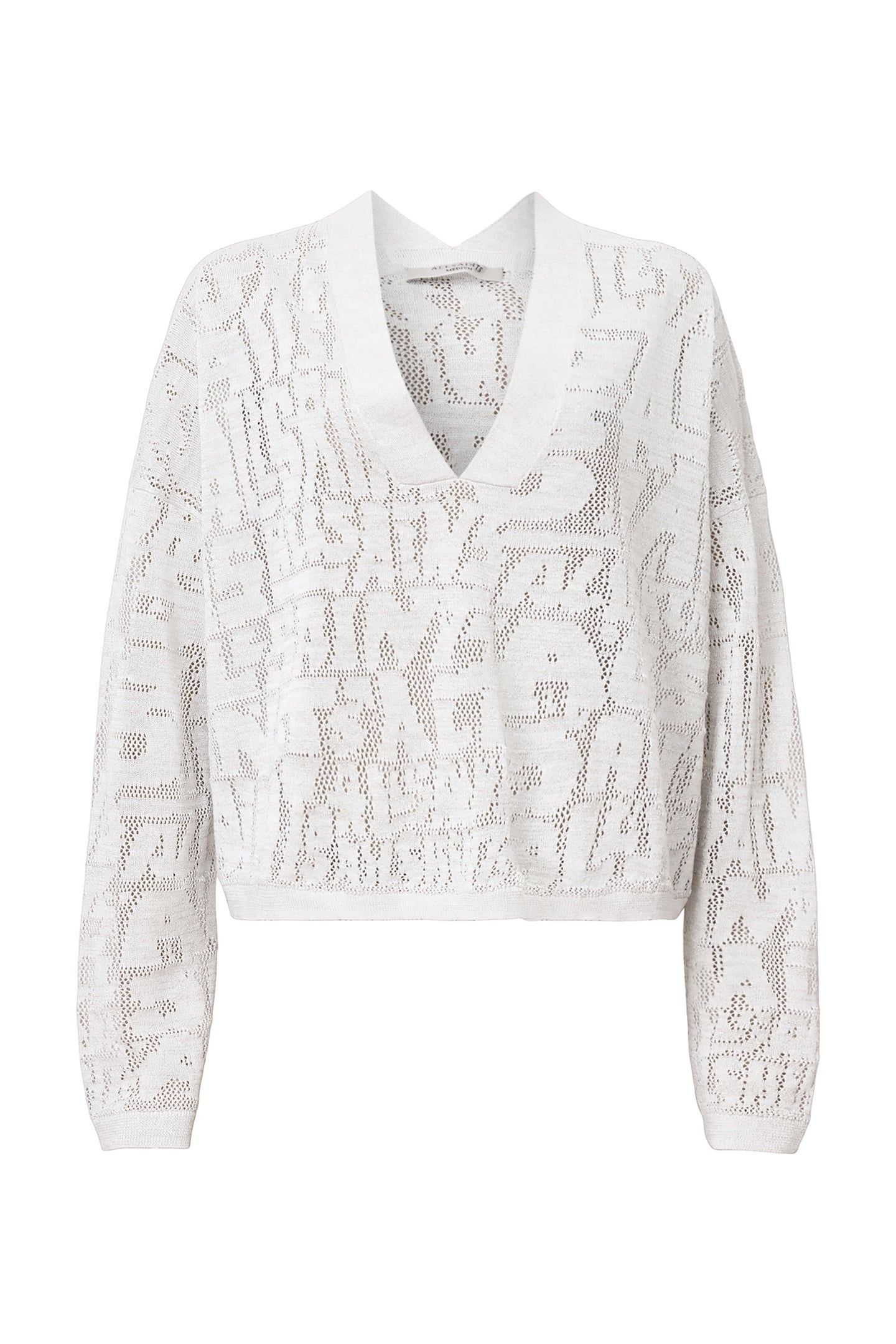KAITO V NECK CHALK WHITE 5