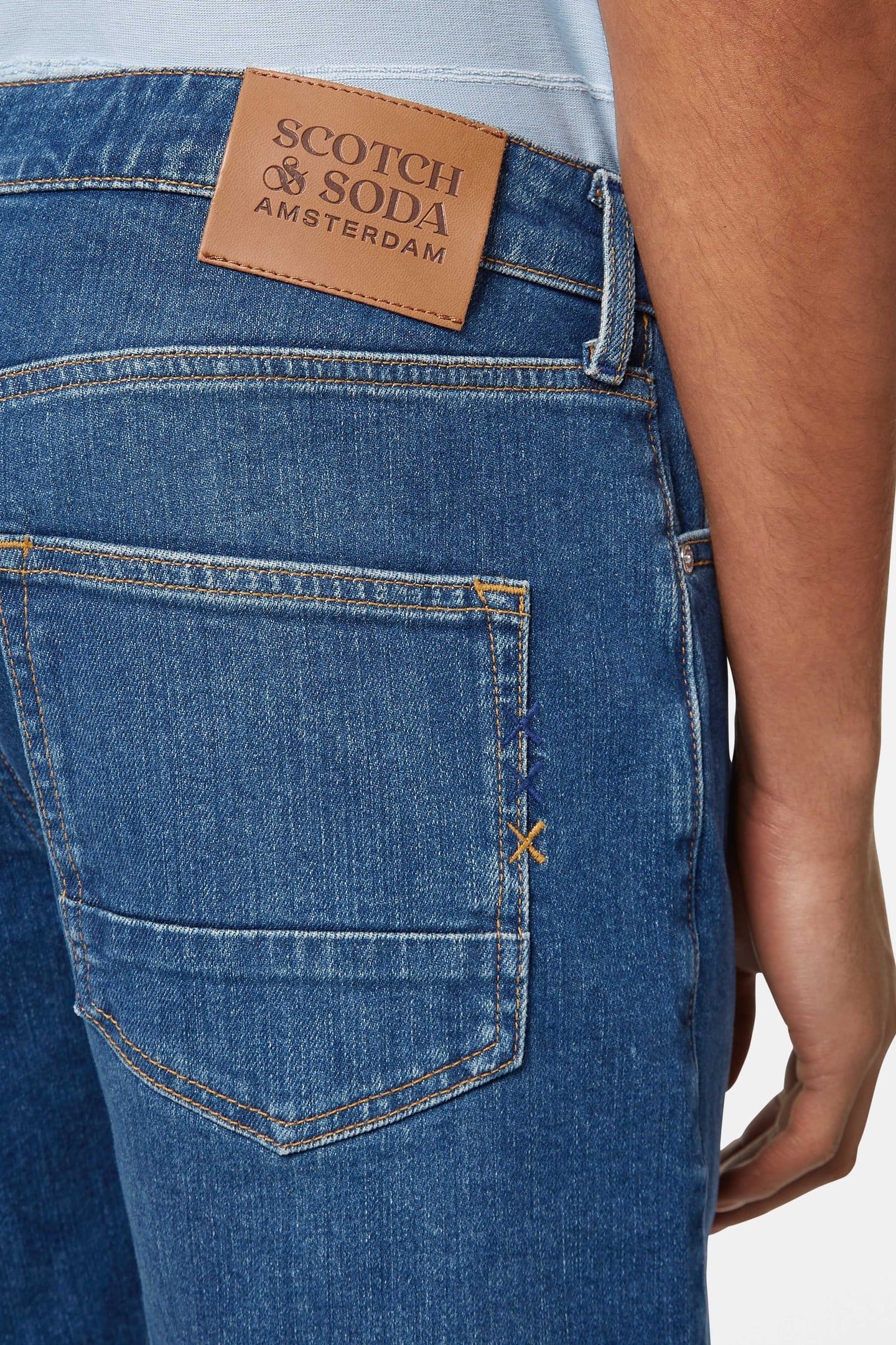 RALSTON SLIM FIT DENIM SHORT — CLASSIC BLUE CLASSIC BLUE 6