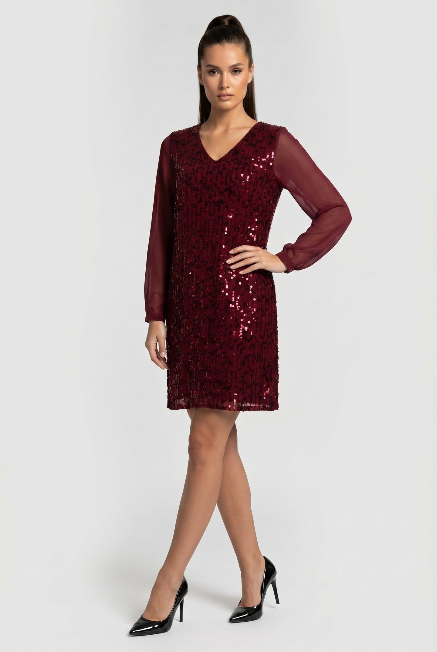 COMMA DRESSES RED 1