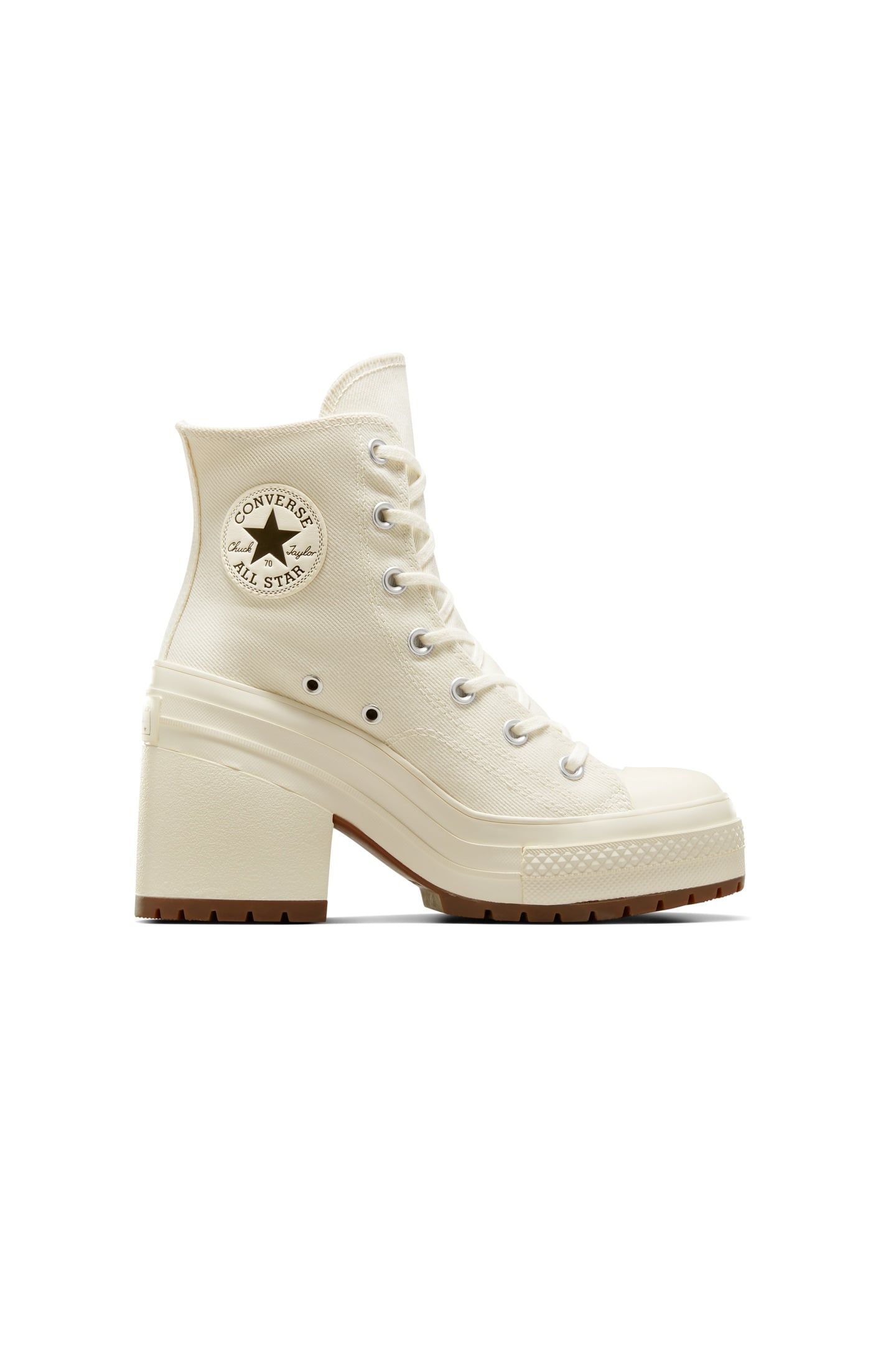 UNISEX CHUCK 70 DE LUXE HEEL HI EGRET/EGRET 1
