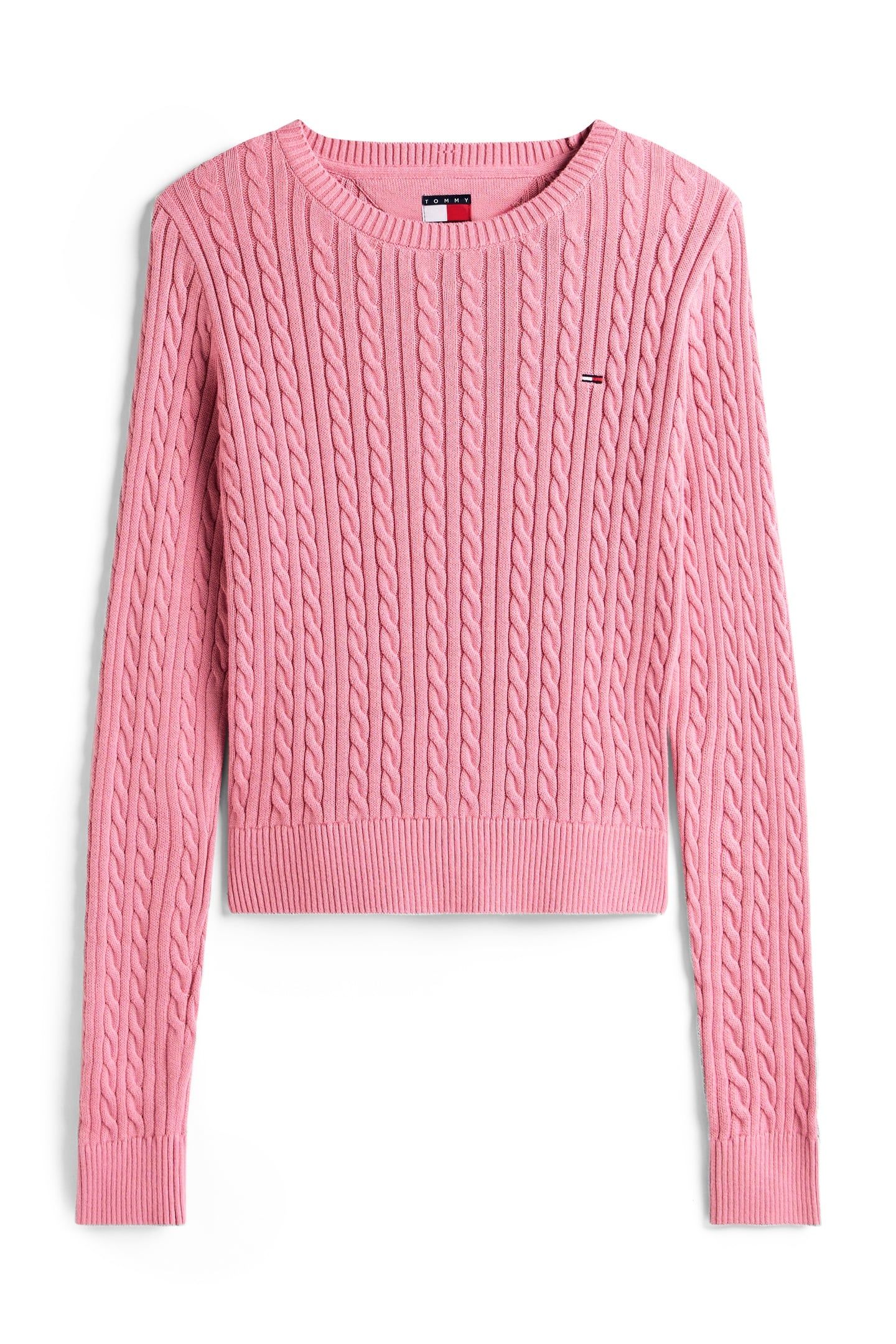 CABLE ESSENTIAL SWEATER MYSTIC PINK 5