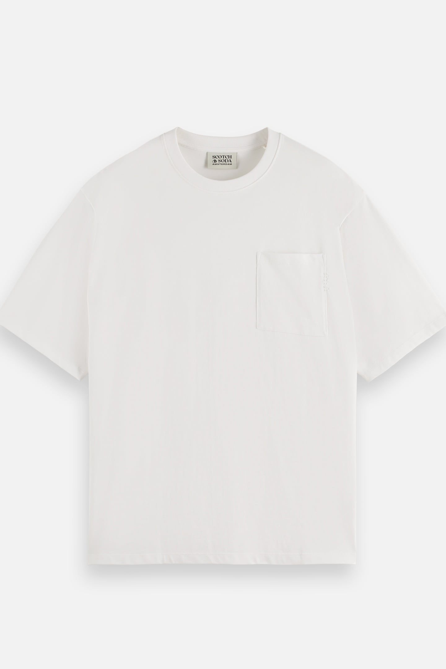 CORE - 3 CROSSES LOOSE FIT POCKET T-SHIRT WHITE 5