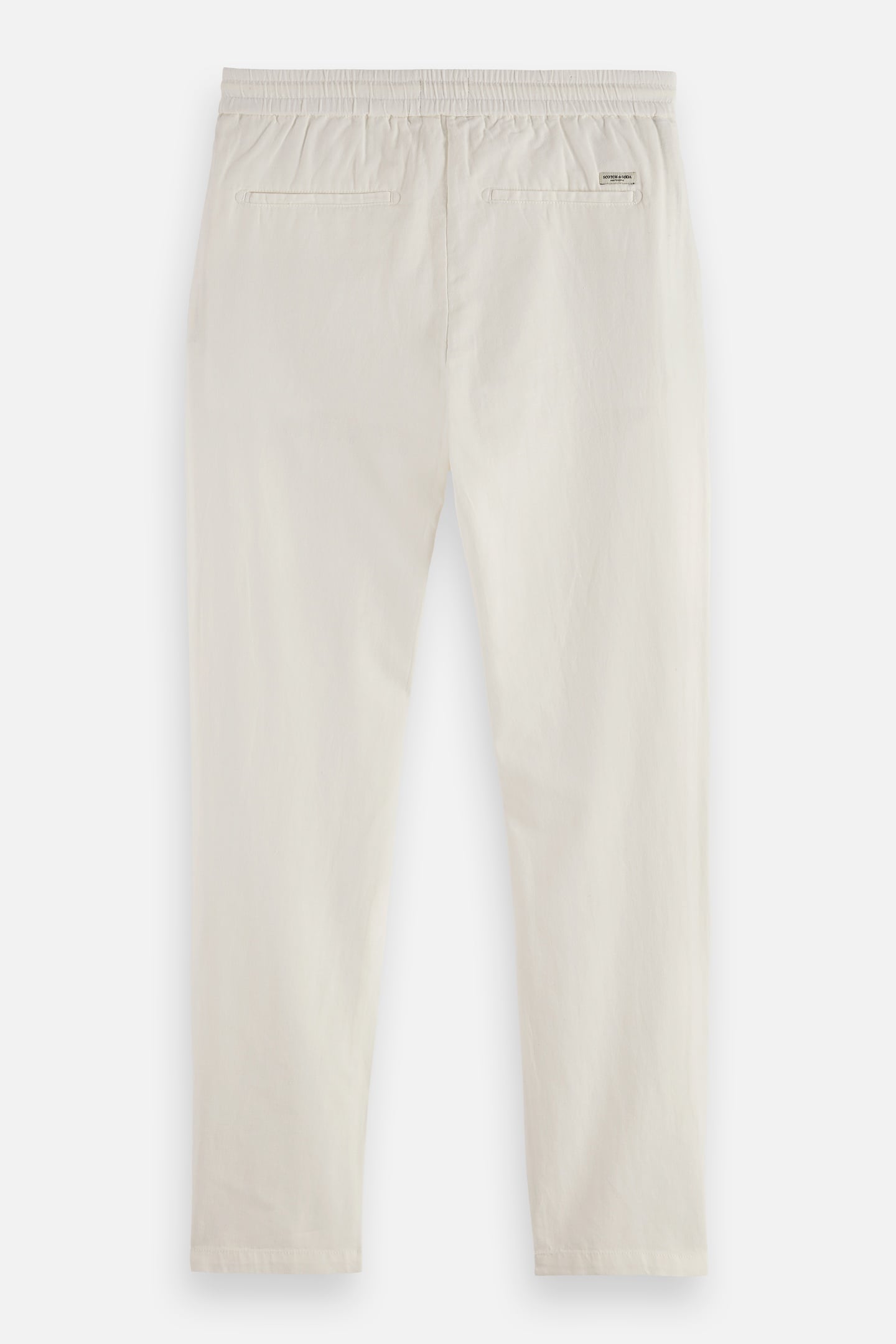 CORE - WARREN - COTTON/ LINEN TWILL JOGGER OFF WHITE 5