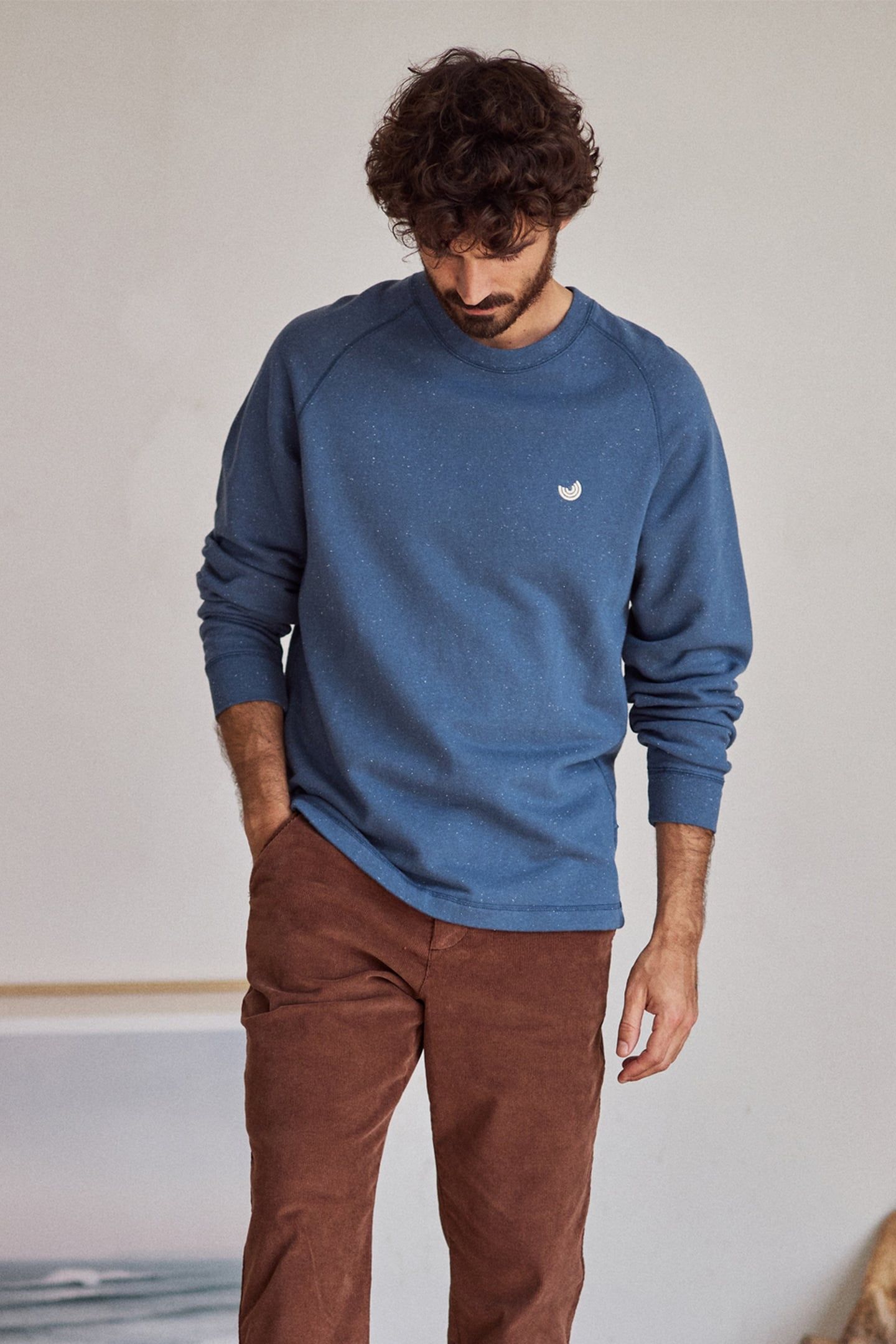 TAVUA SWEATSHIRT NAVY BLUE 1