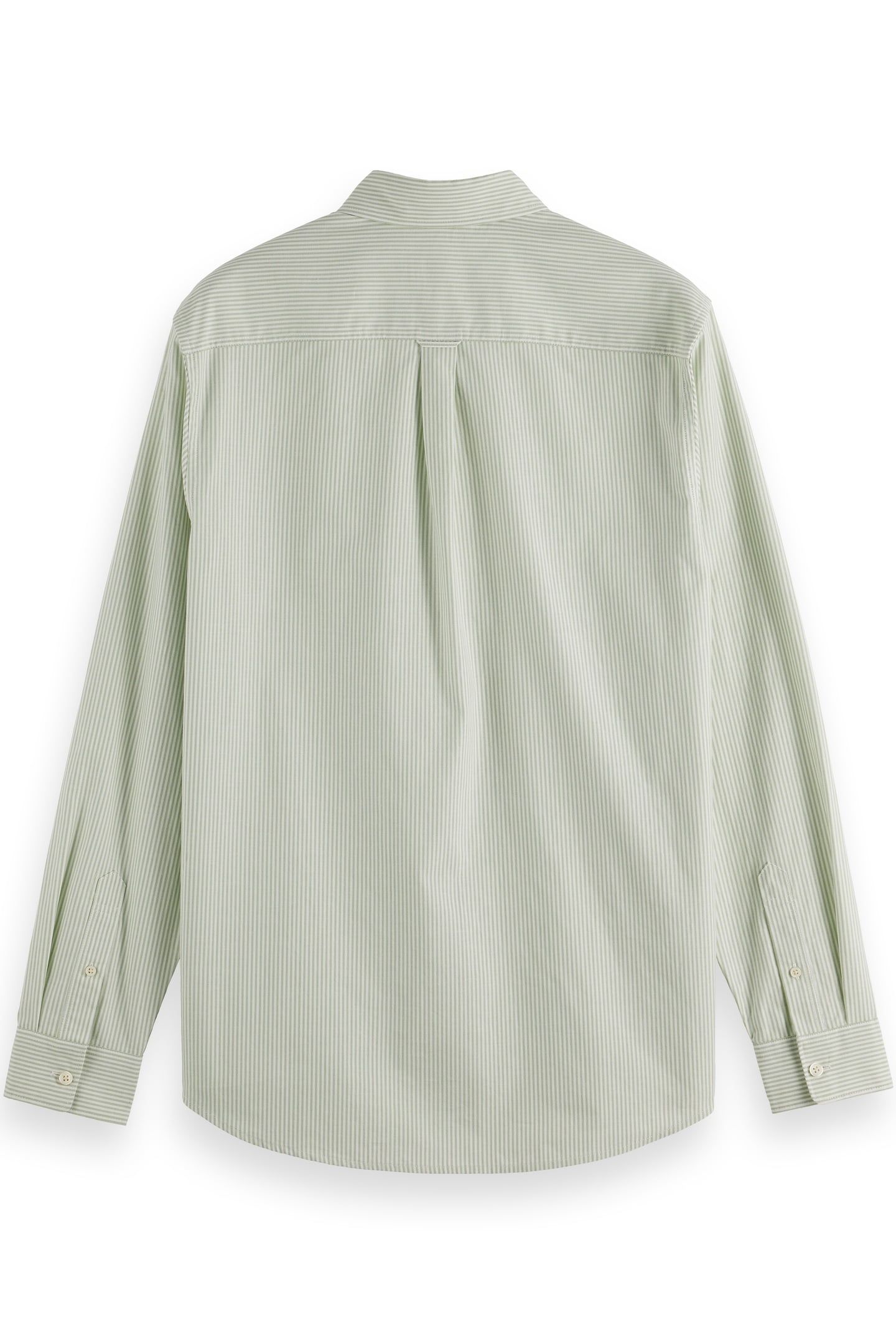 REGULAR FIT STRIPED OXFORD SHIRT PISTACHIO STRIPE 5