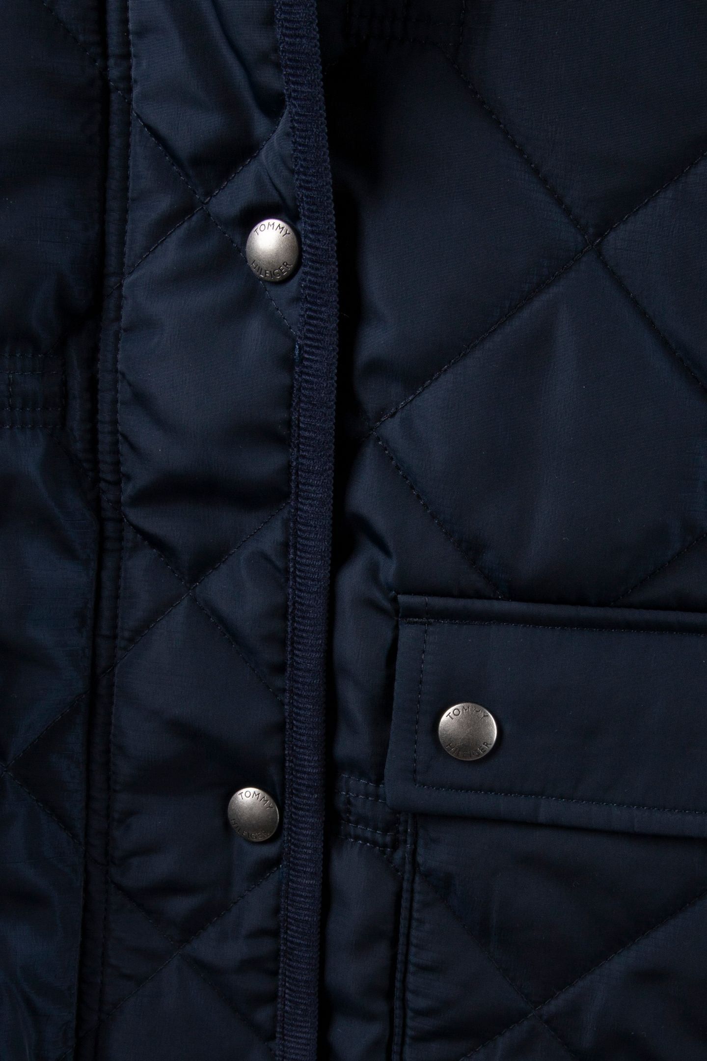 PADDED FLAG QUILTED JACKET DARK NIGHT NAVY 4