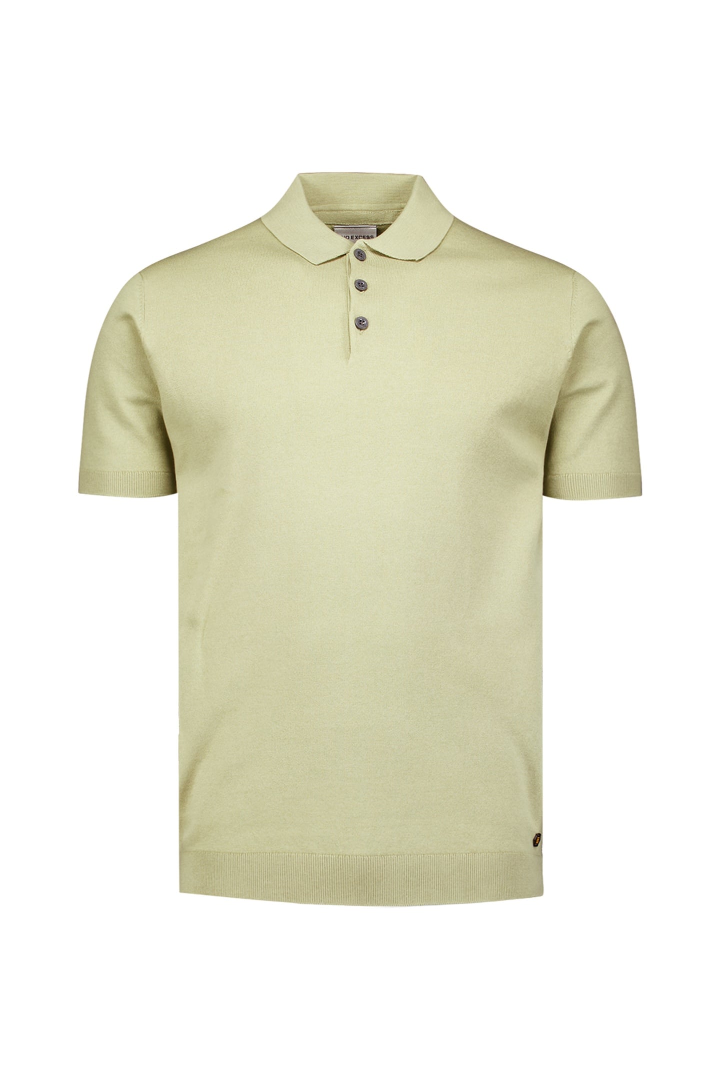 PULLOVER SHORT SLEEVE POLO SOLID LIGHT MOSS 5