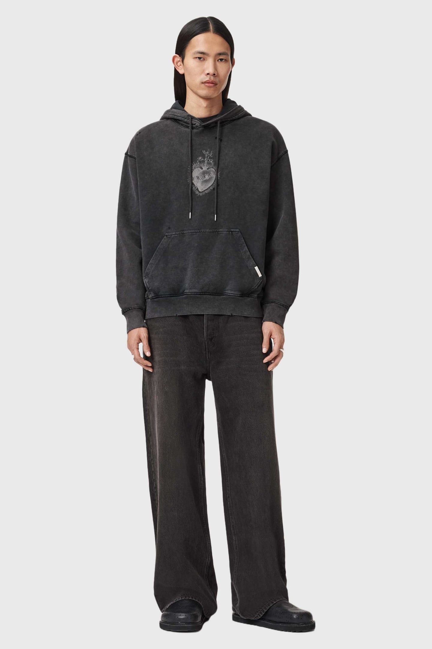 SABBATH OTH HOODY WASHED BLACK 1
