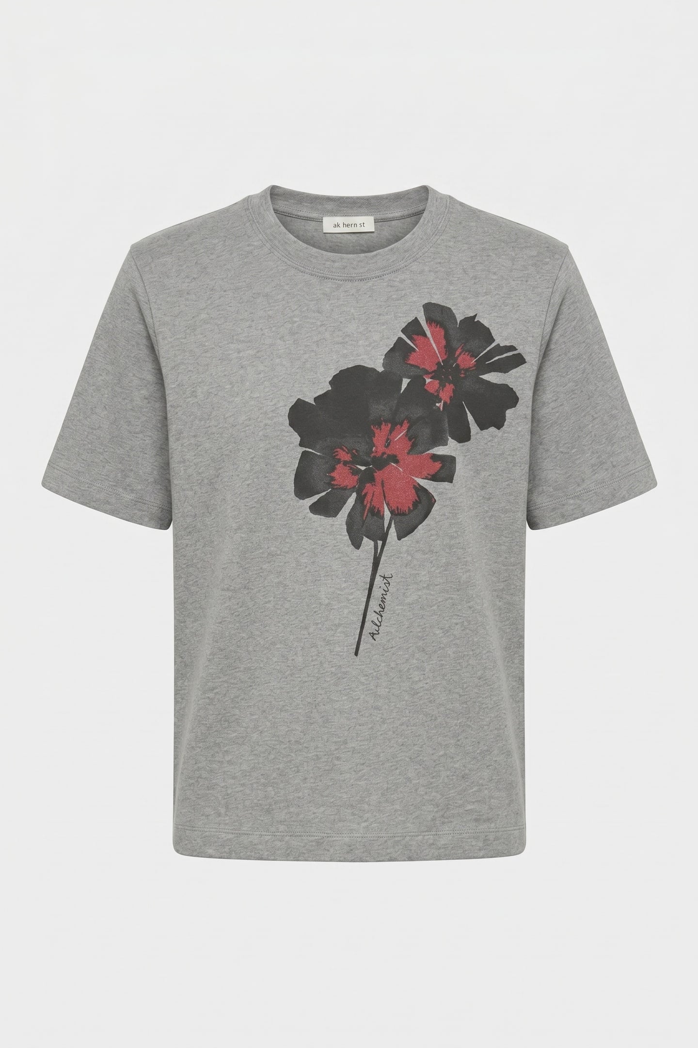MILA TEE GREY MELANGE 4