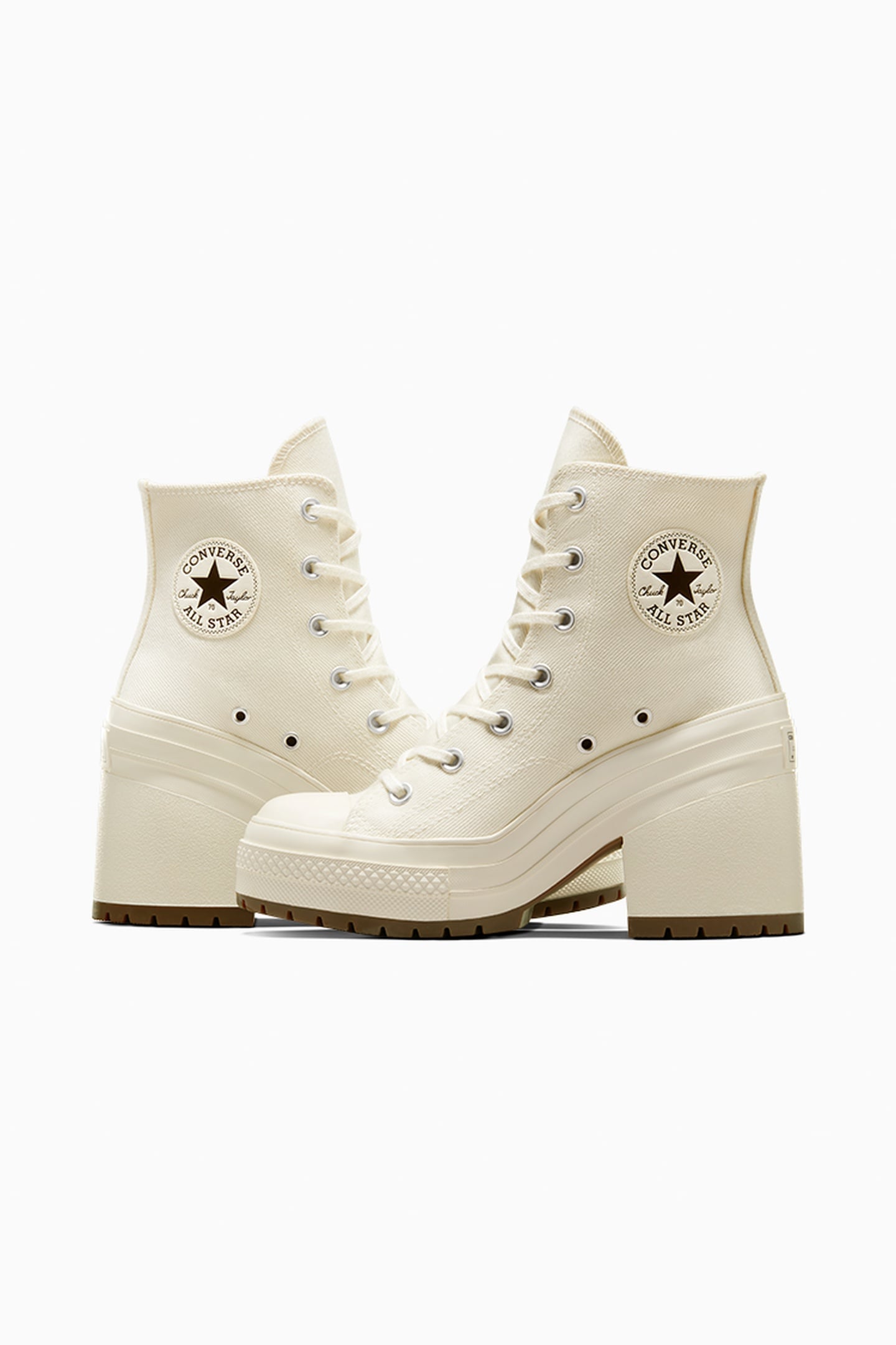 UNISEX CHUCK 70 DE LUXE HEEL HI EGRET/EGRET 3