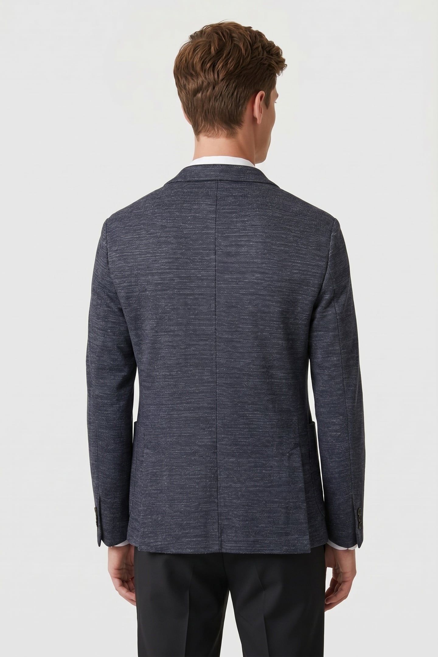 JACKET REGULAR LINING LINEN NAVY 2