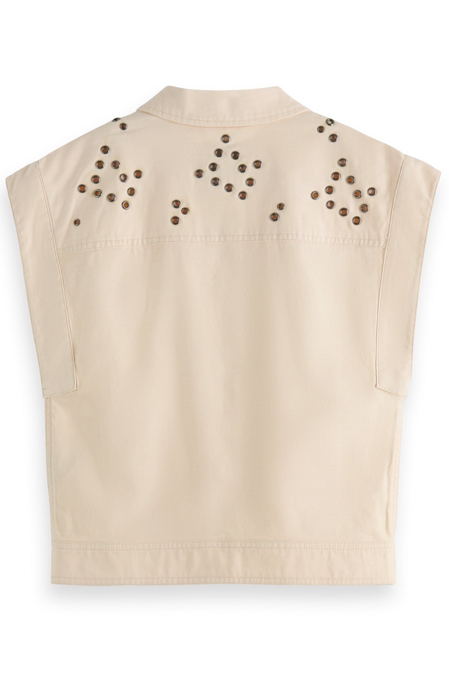 GIRL SLEEVELESS FESTIVAL GILET POWDERED PEACH 2