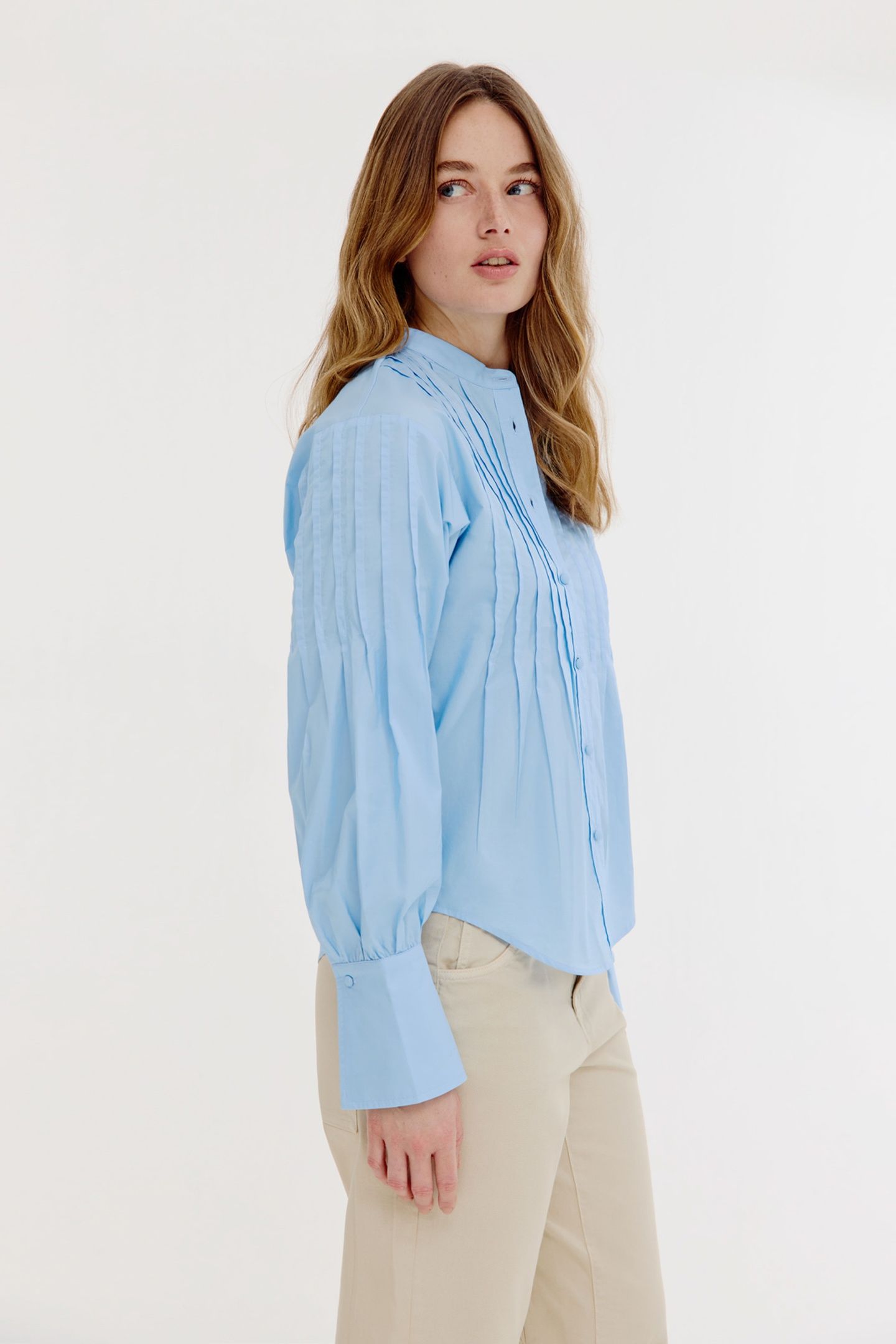 BELLAMY BLOUSE LIGHT BLUE 5