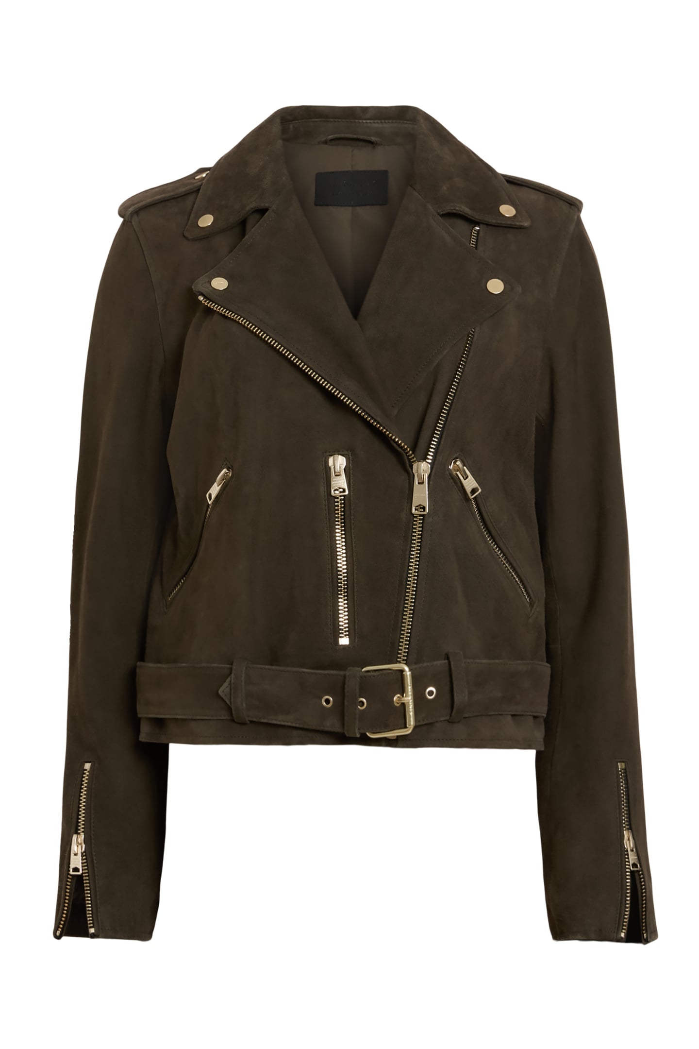 SUEDE BALFERN BIKER TARMAC GREEN 8