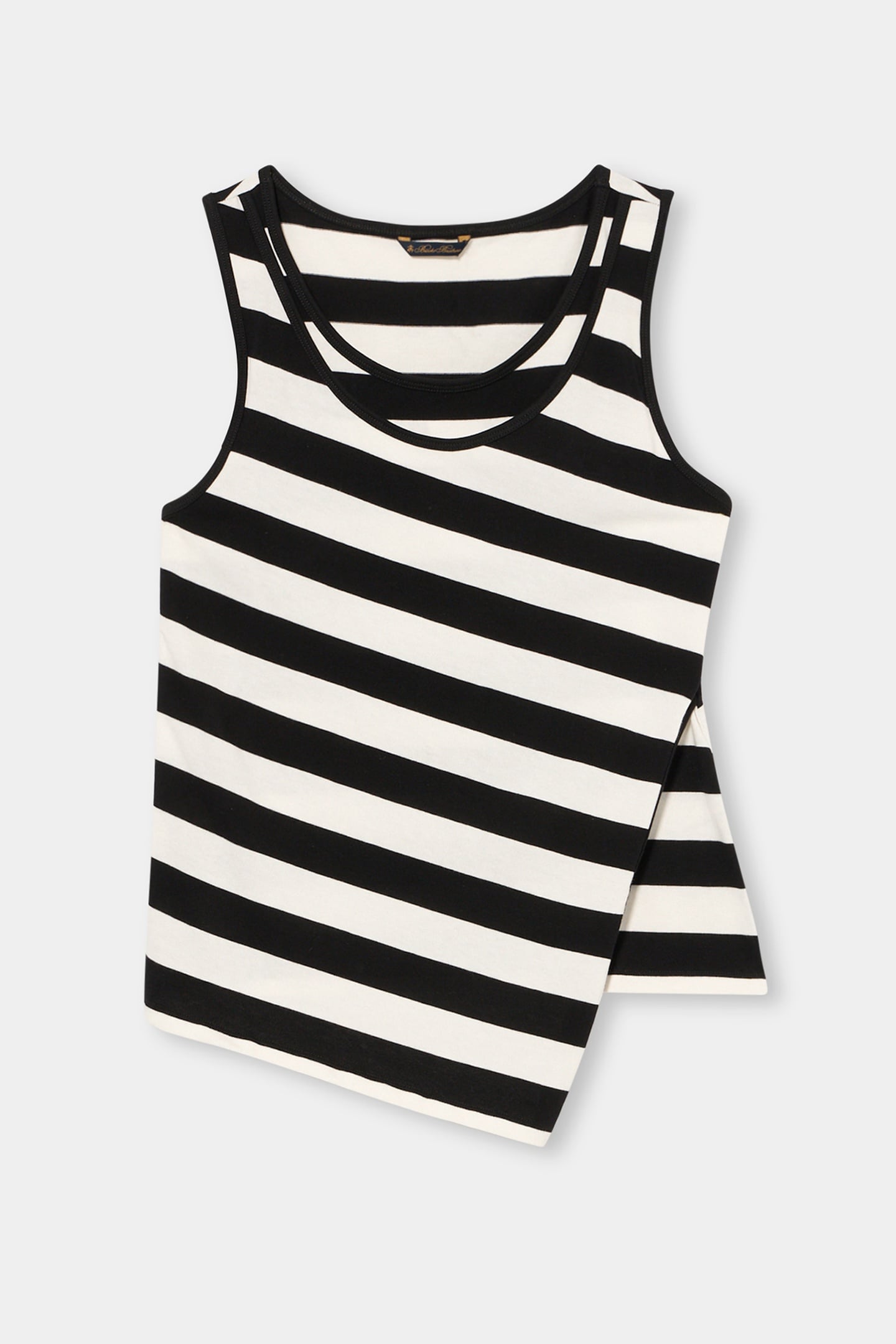 SLIM FIT STRIPED COTTON JERSEY TANK TOP WITH LOGO EMBROIDERY 3