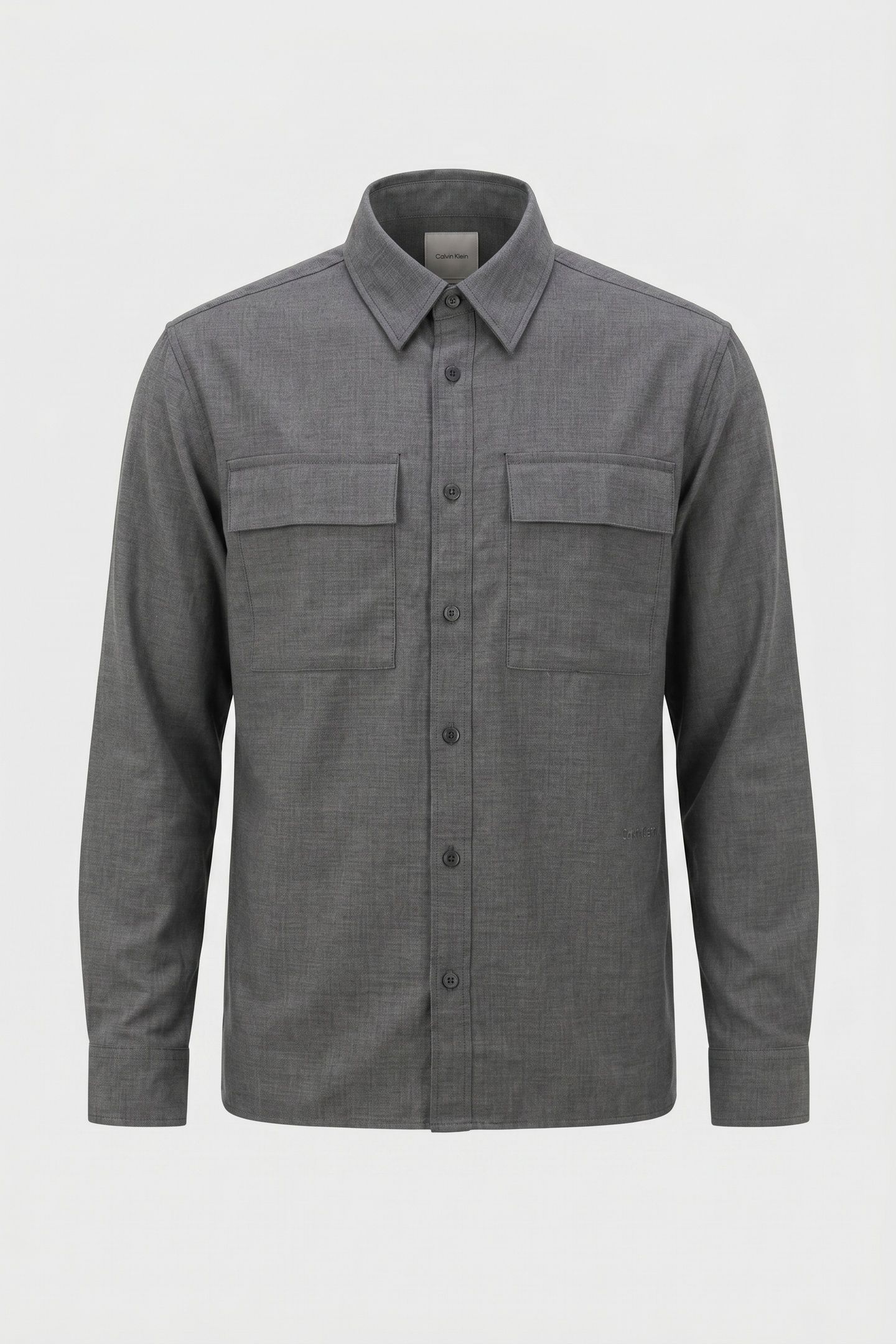 LS MELANGE EASY SHIRT CHARCOAL HEATHER 3