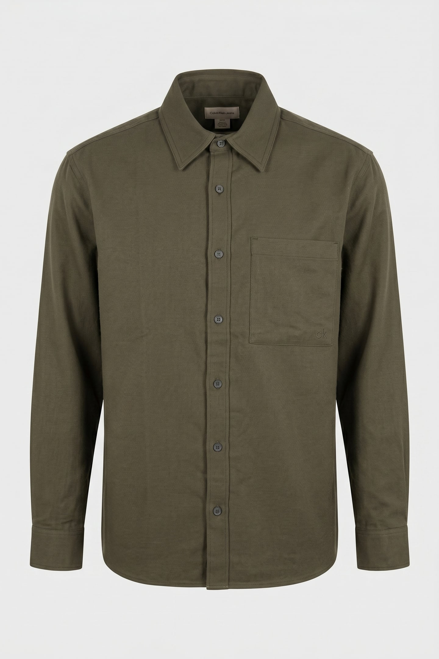 LS MELANGE FLANNEL SHIRT FATIGUE 3