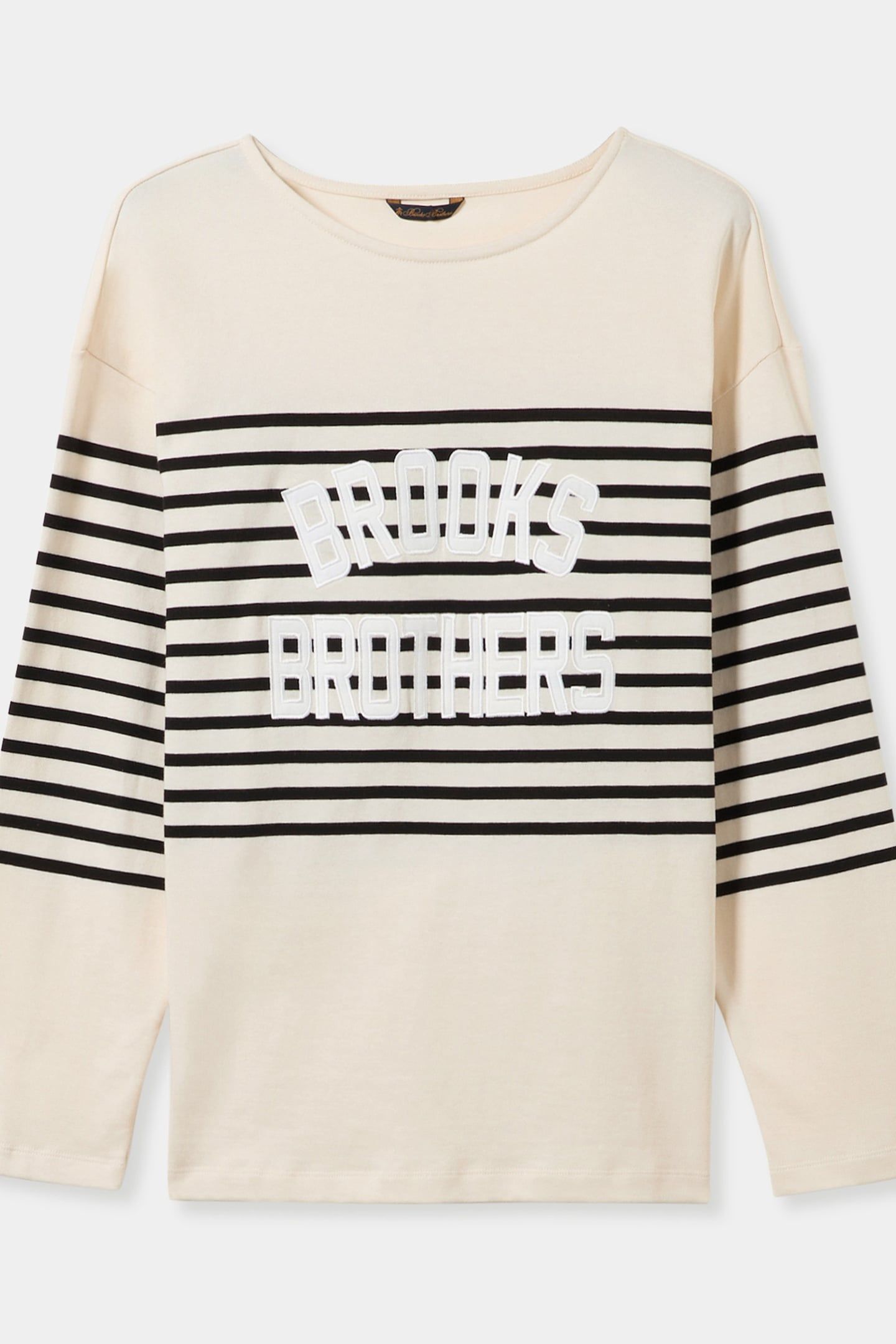 STRIPED COTTON SWEATSHIRT WHITE 3