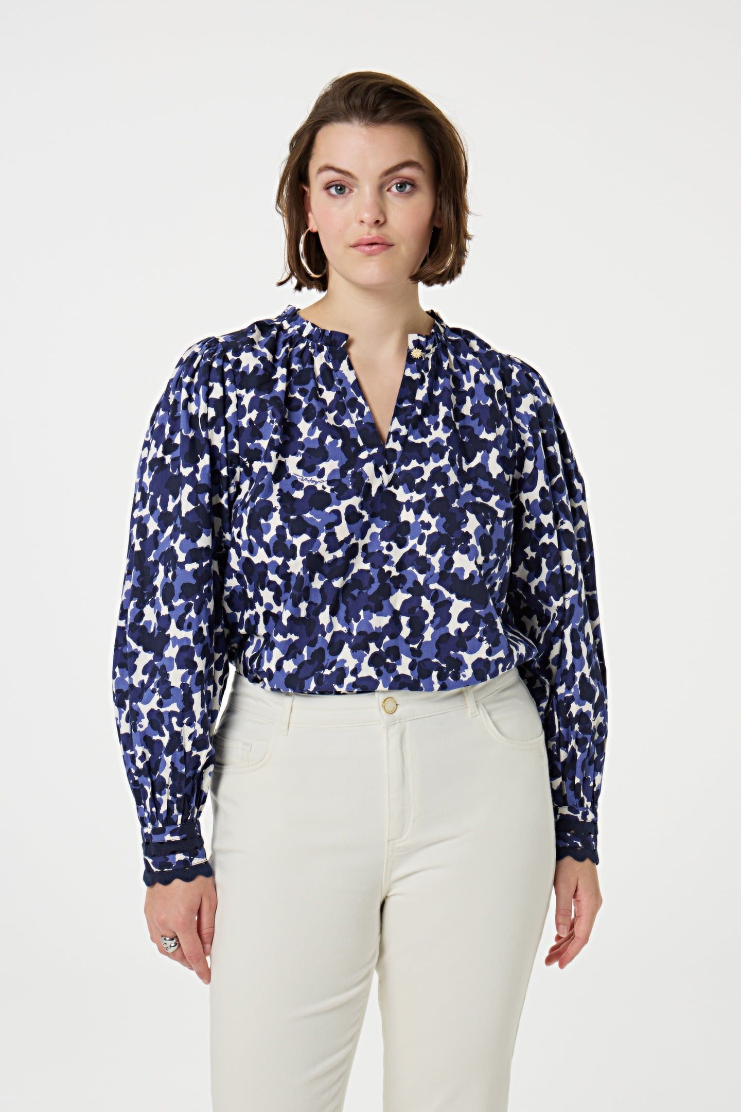 EVA FLARE JEANS CREAM WHITE 5