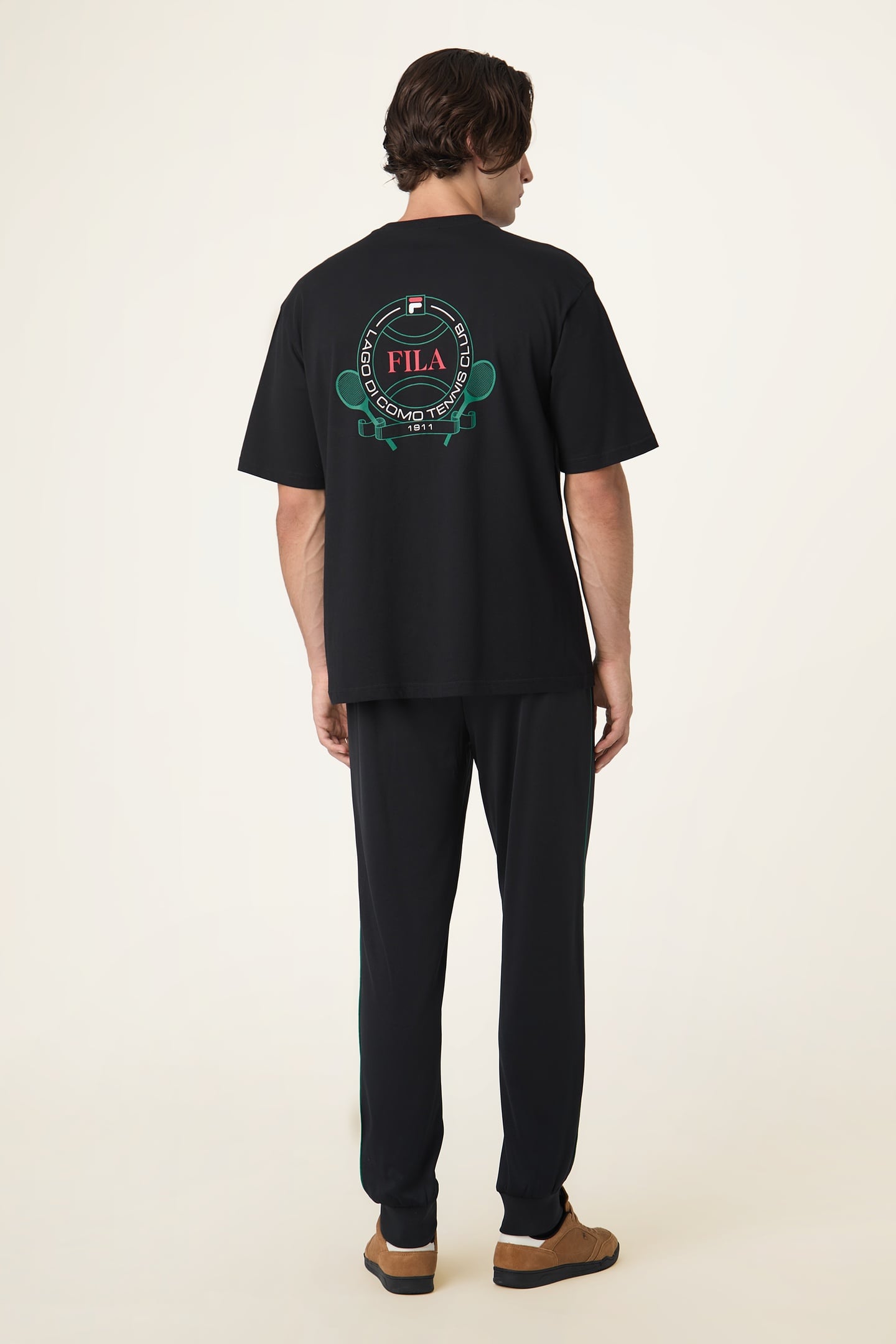 SAGANO REGULAR TRACK PANTS BLACK 3