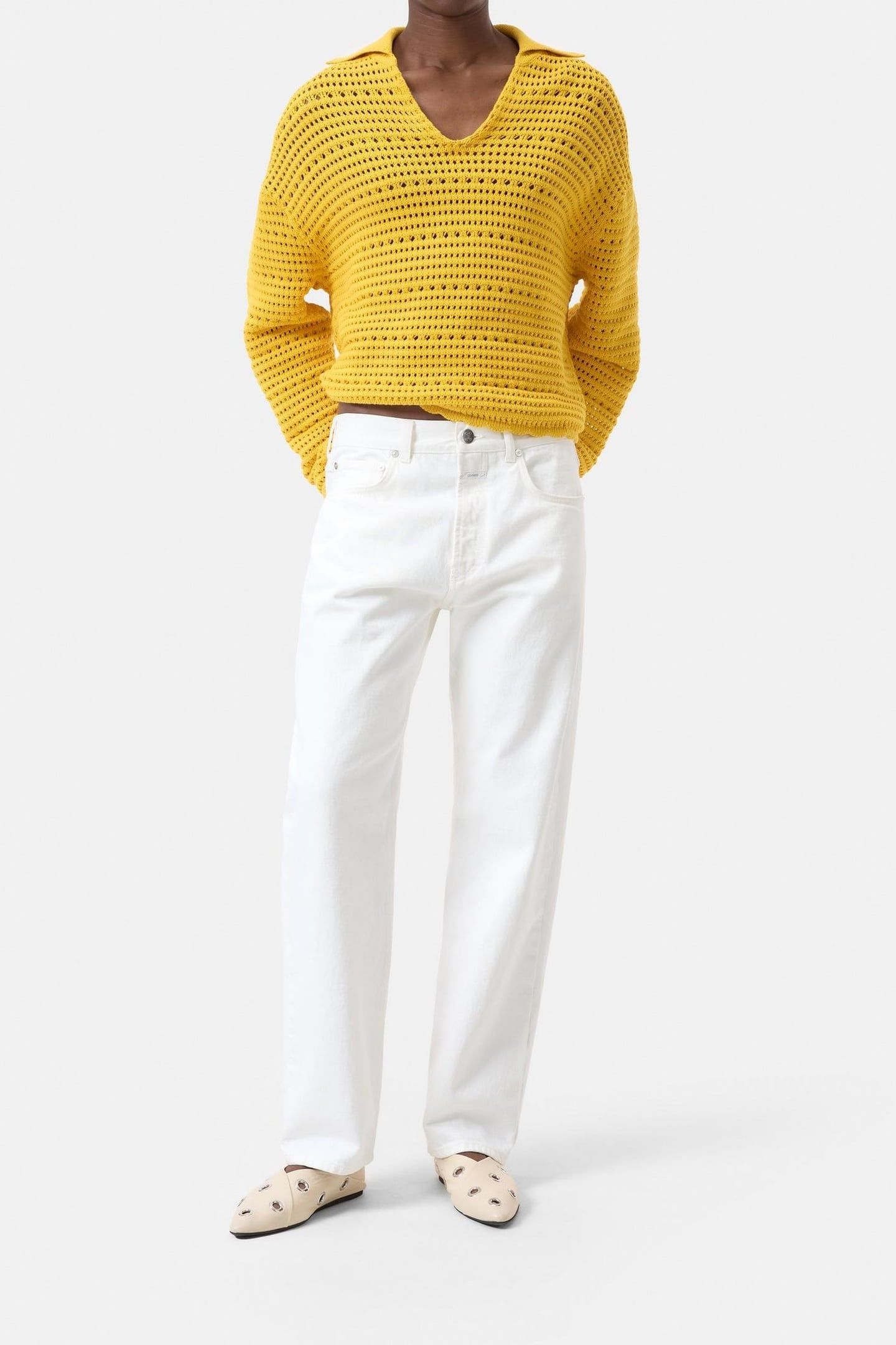 POLO LONGSLEEVE MANGO YELLOW 2