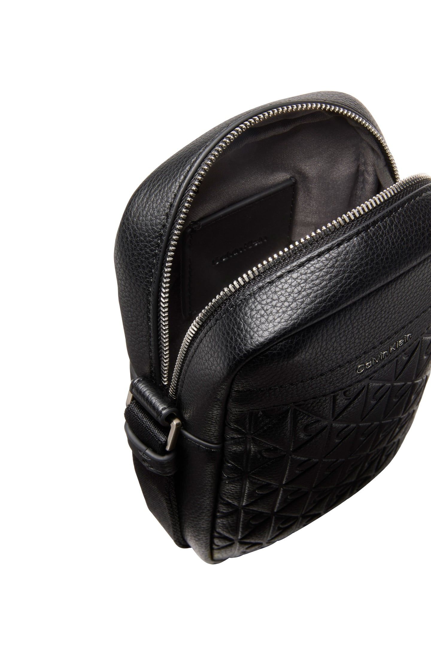 EMBLEM EMBOSS SLING BAG BLACK 3