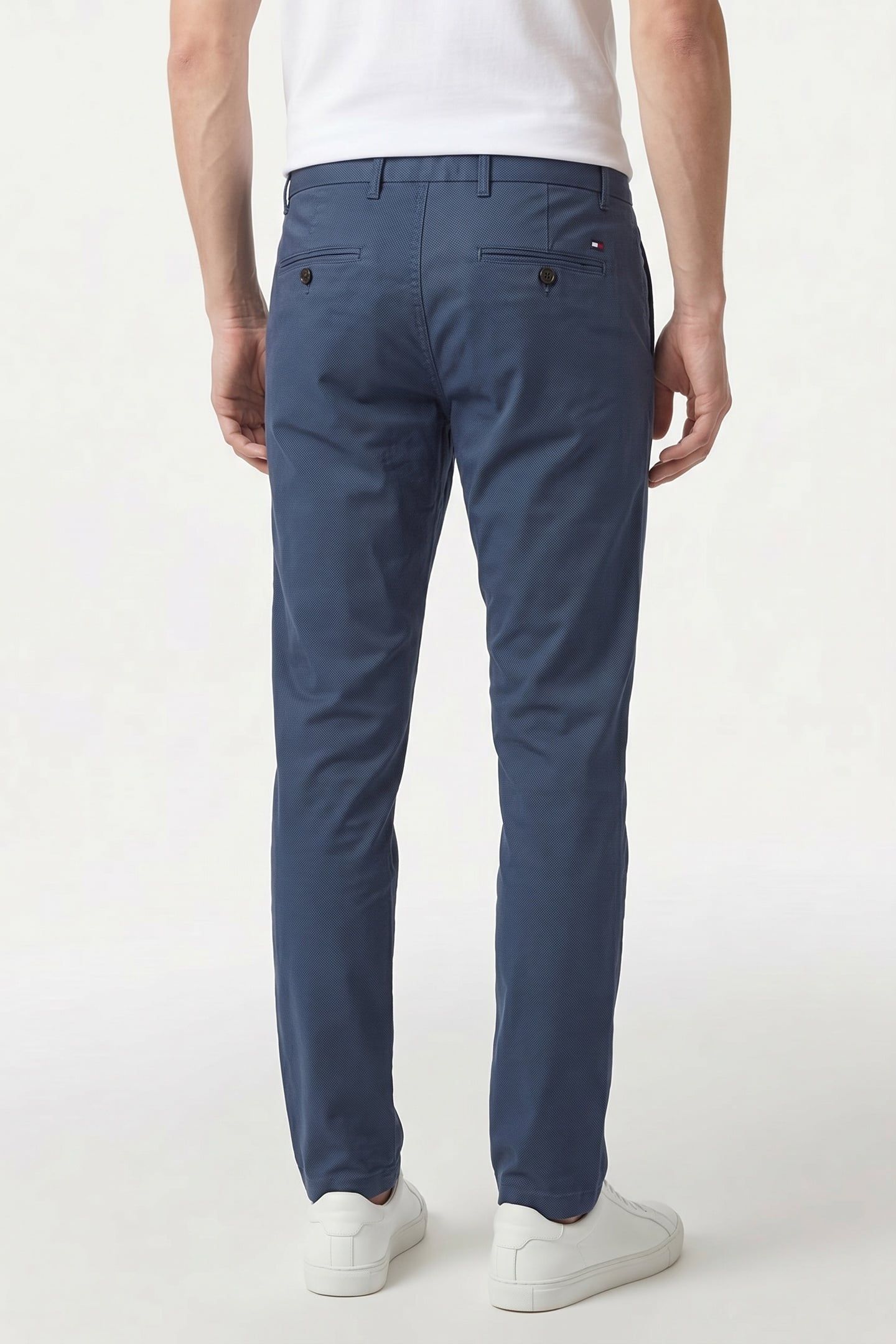 BLEECKER PRINTED STRAIGHT CHINO AEGEAN SEA 2
