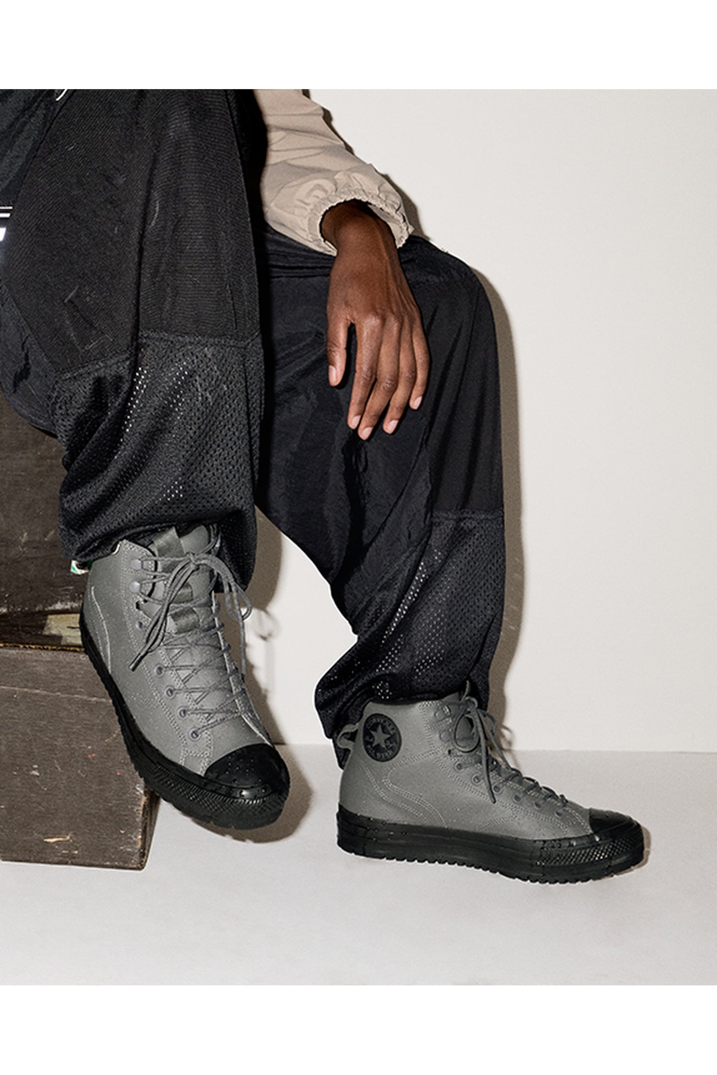 UNISEX CTAS HIKER BOOT HI SHARKSKIN/SHARKSKIN 8