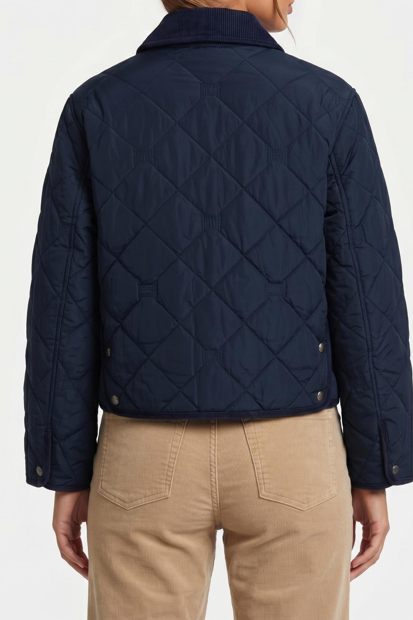 PADDED FLAG QUILTED JACKET DARK NIGHT NAVY 2