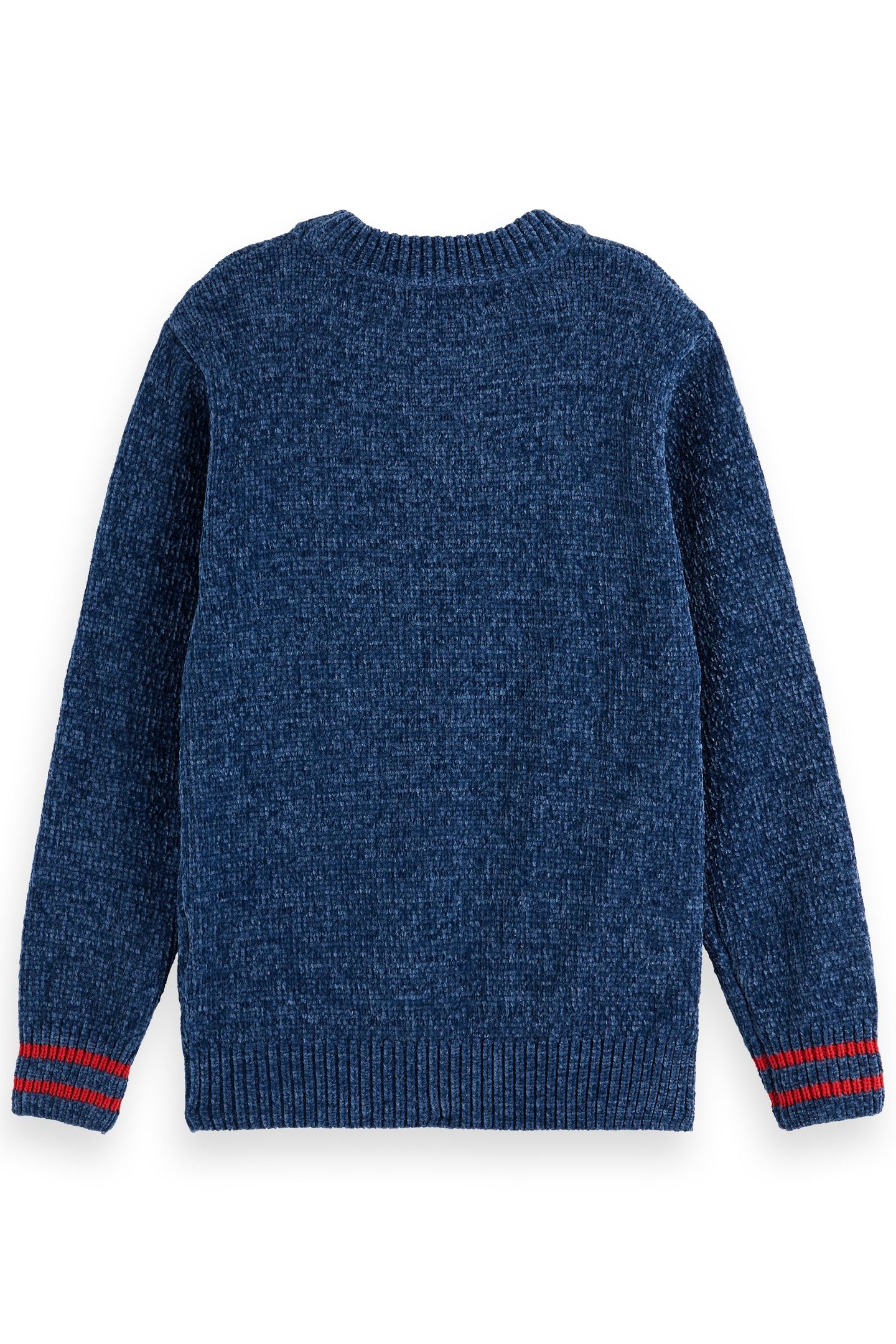 BOY REGULAR-FIT VELVET CHENILLE PULLOVER INSIGNIA BLUE 2