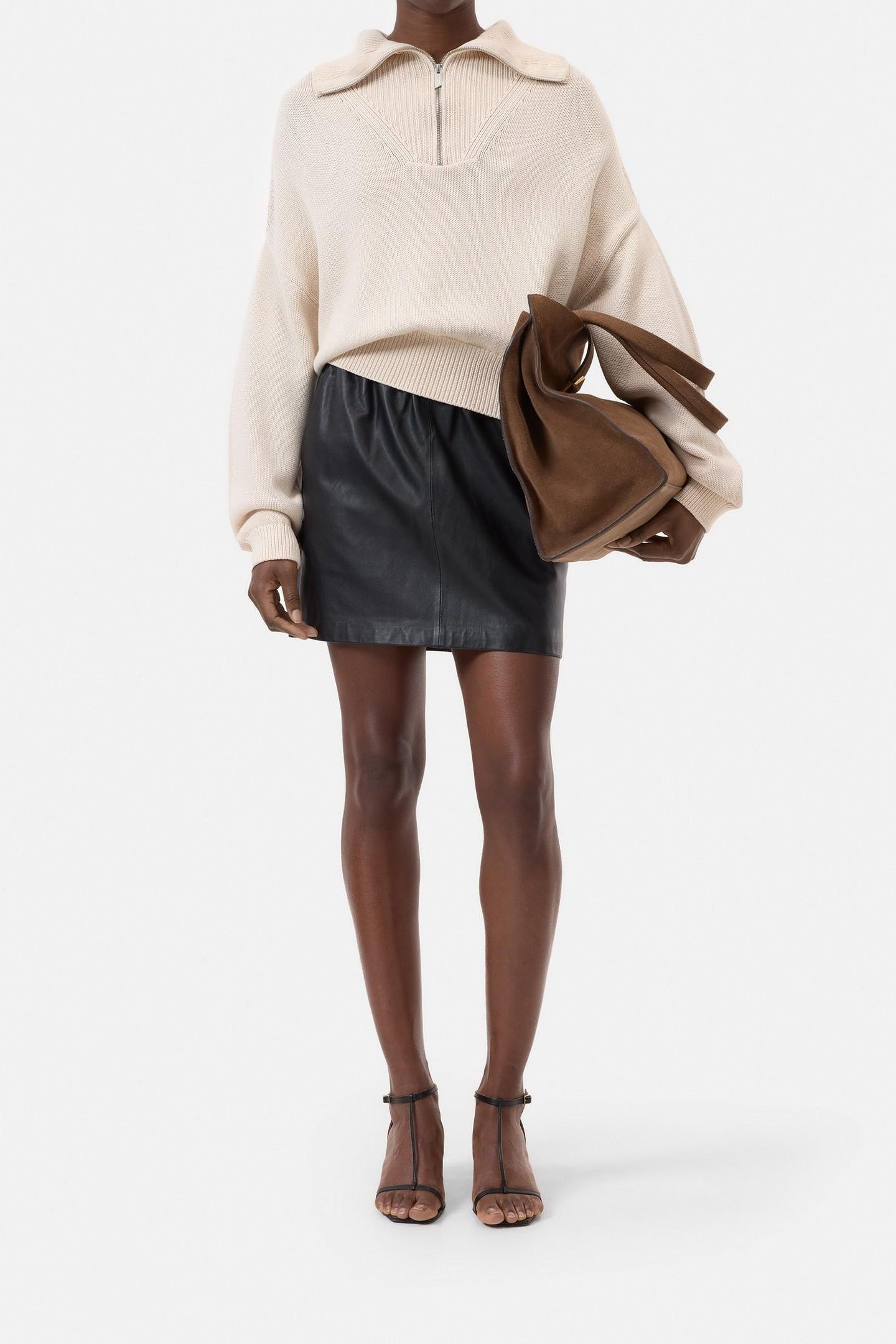 CROPPED TROYER STONE BEIGE 1