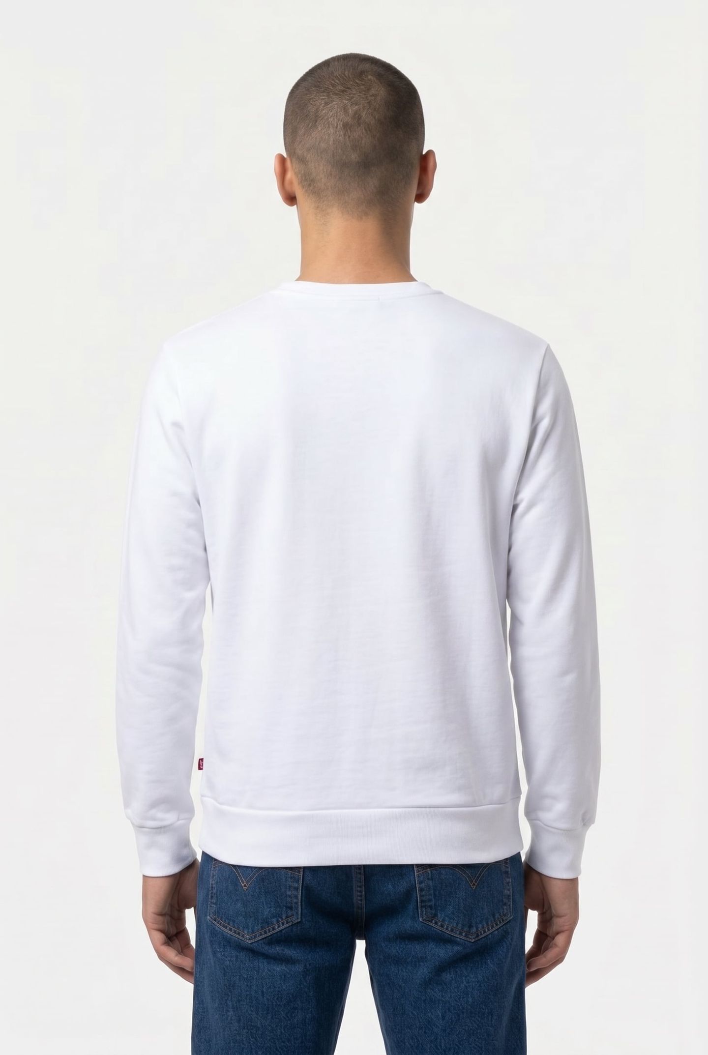 GRAPHIC SWEATSHIRT POSTER OUTLINE WHITE 2