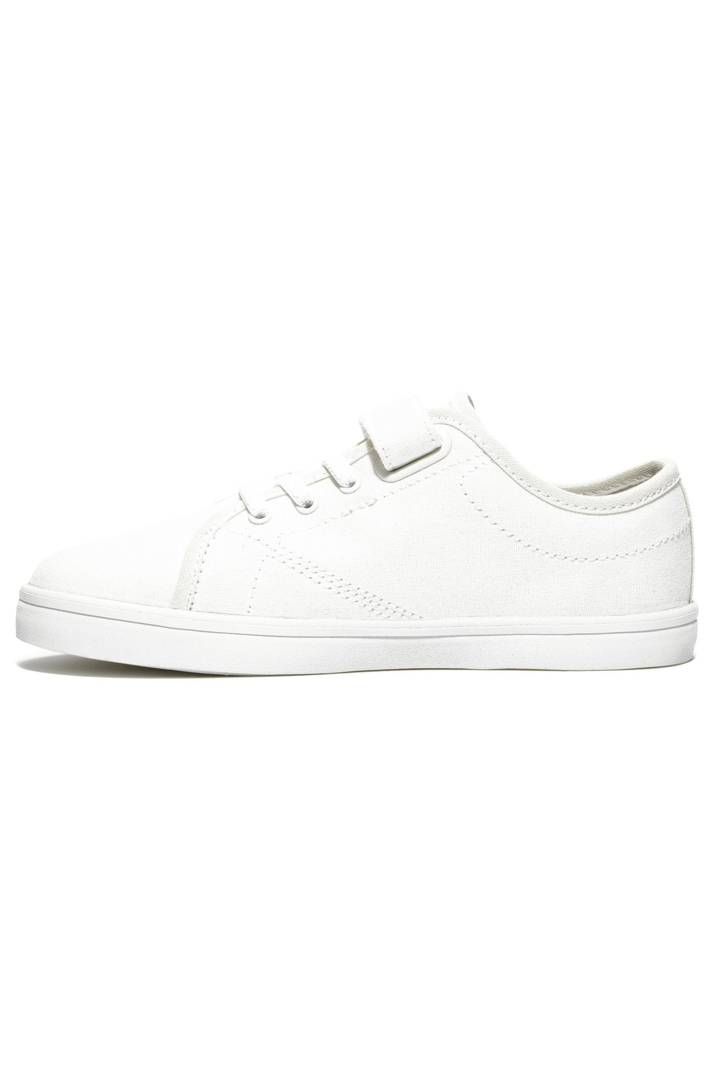 SKAPE PARK LOW HOOK & LOOP SNEAKER WHITEOUT CANVAS 9