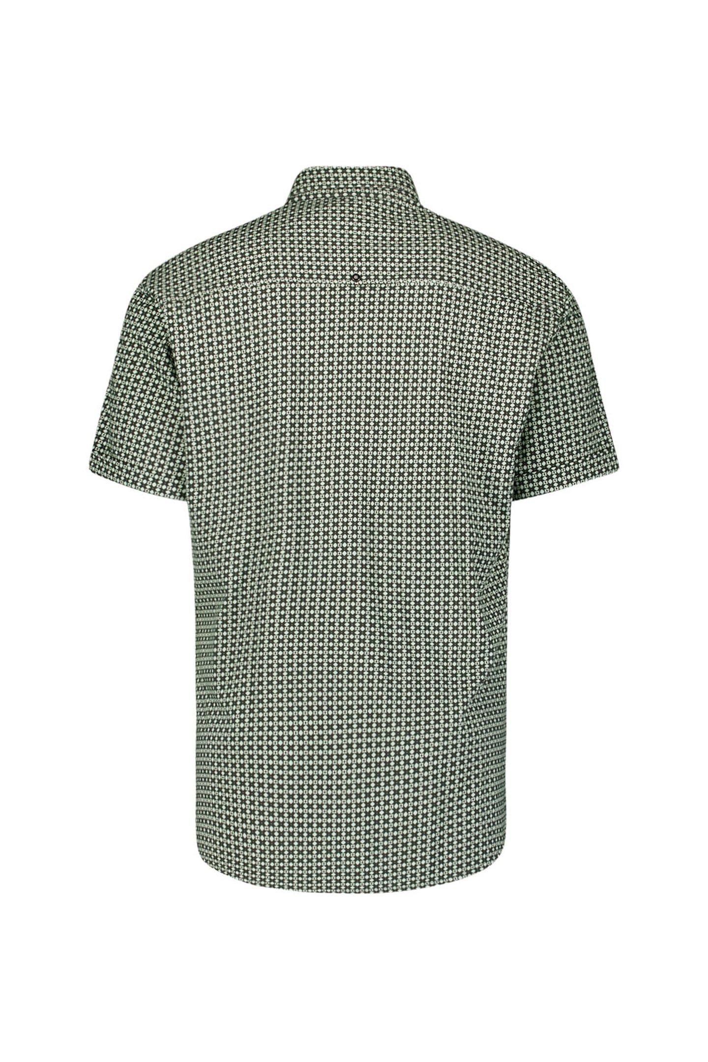 SHIRT SHORT SLEEVE JERSEY ALLOVER PRINTED DARK MOSS 2