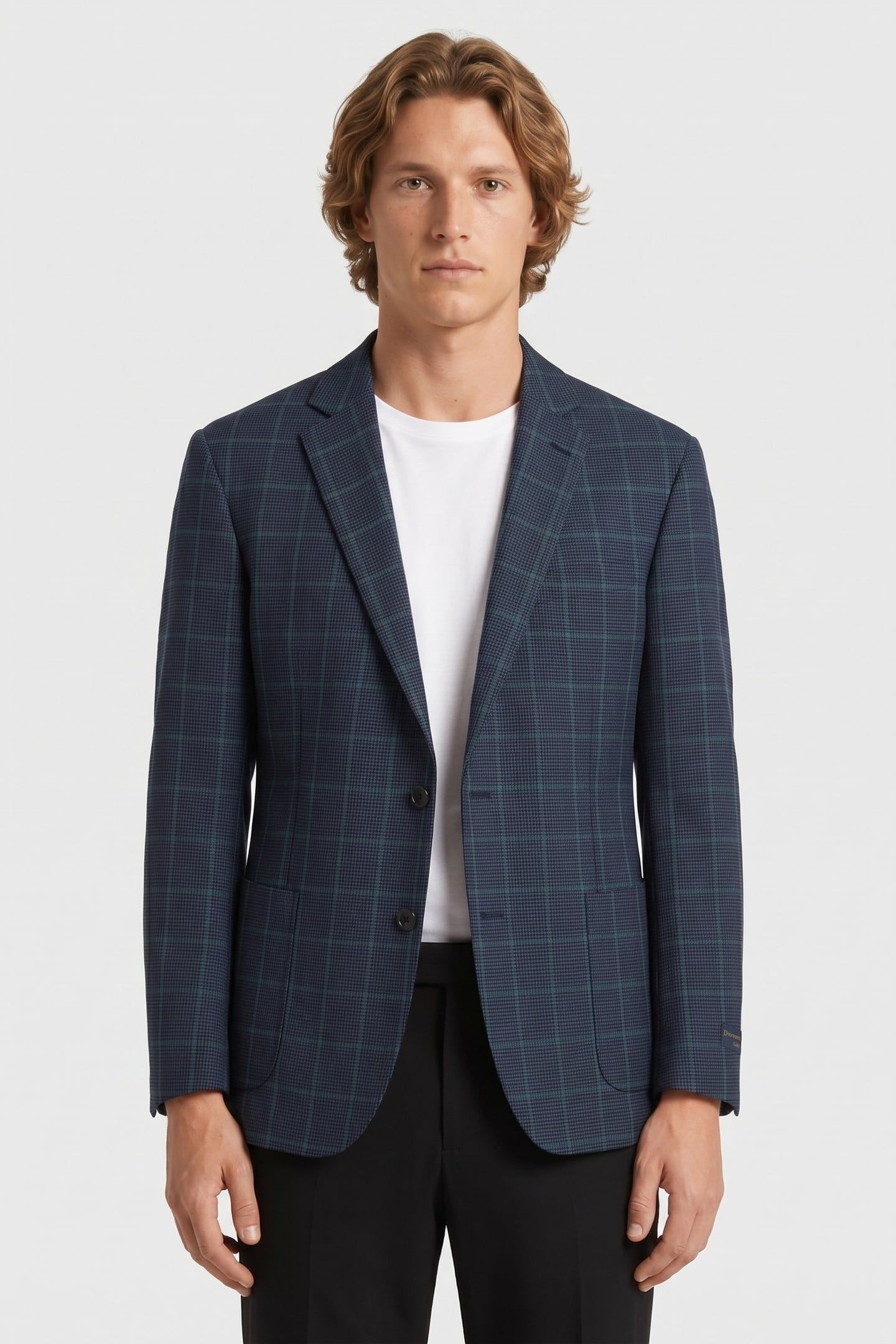 SPORT CHECK JACKET BLUE 1