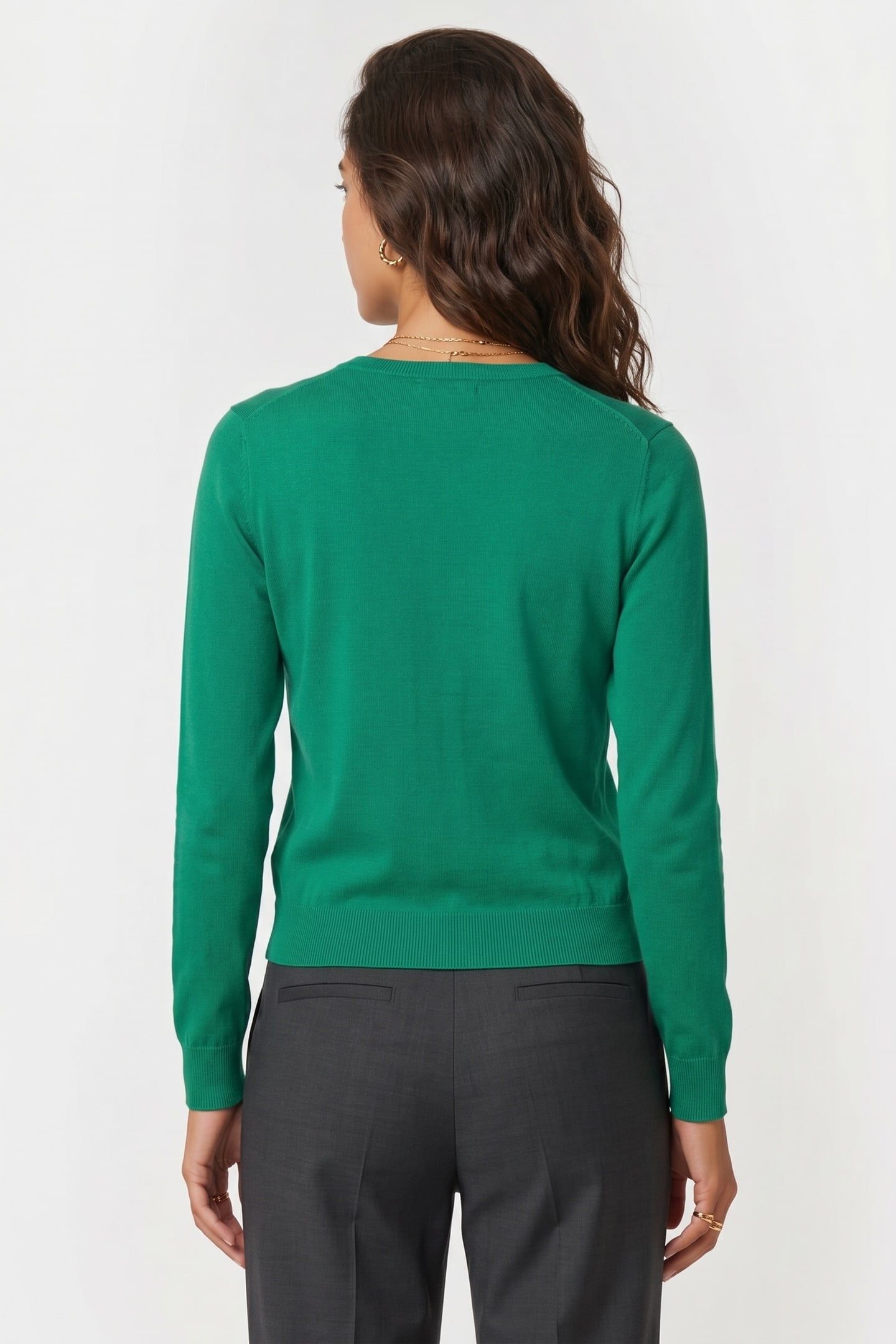CARDIGAN COTTON GREEN 2